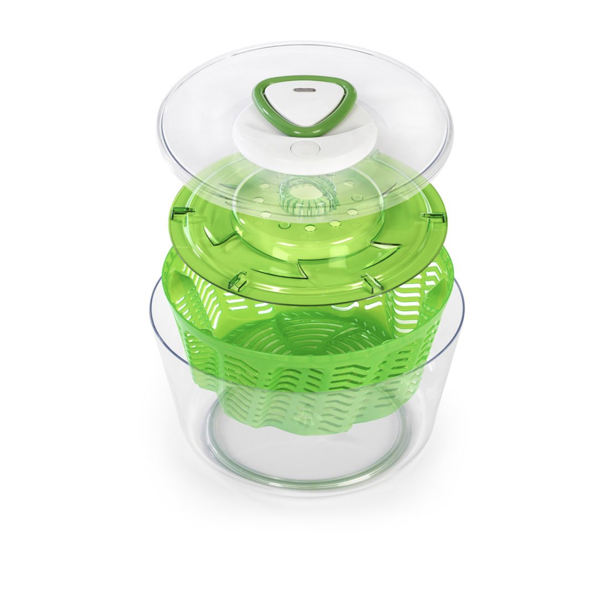 Zyliss Easy Spin 2 Salad Spinner Large Green Image 2