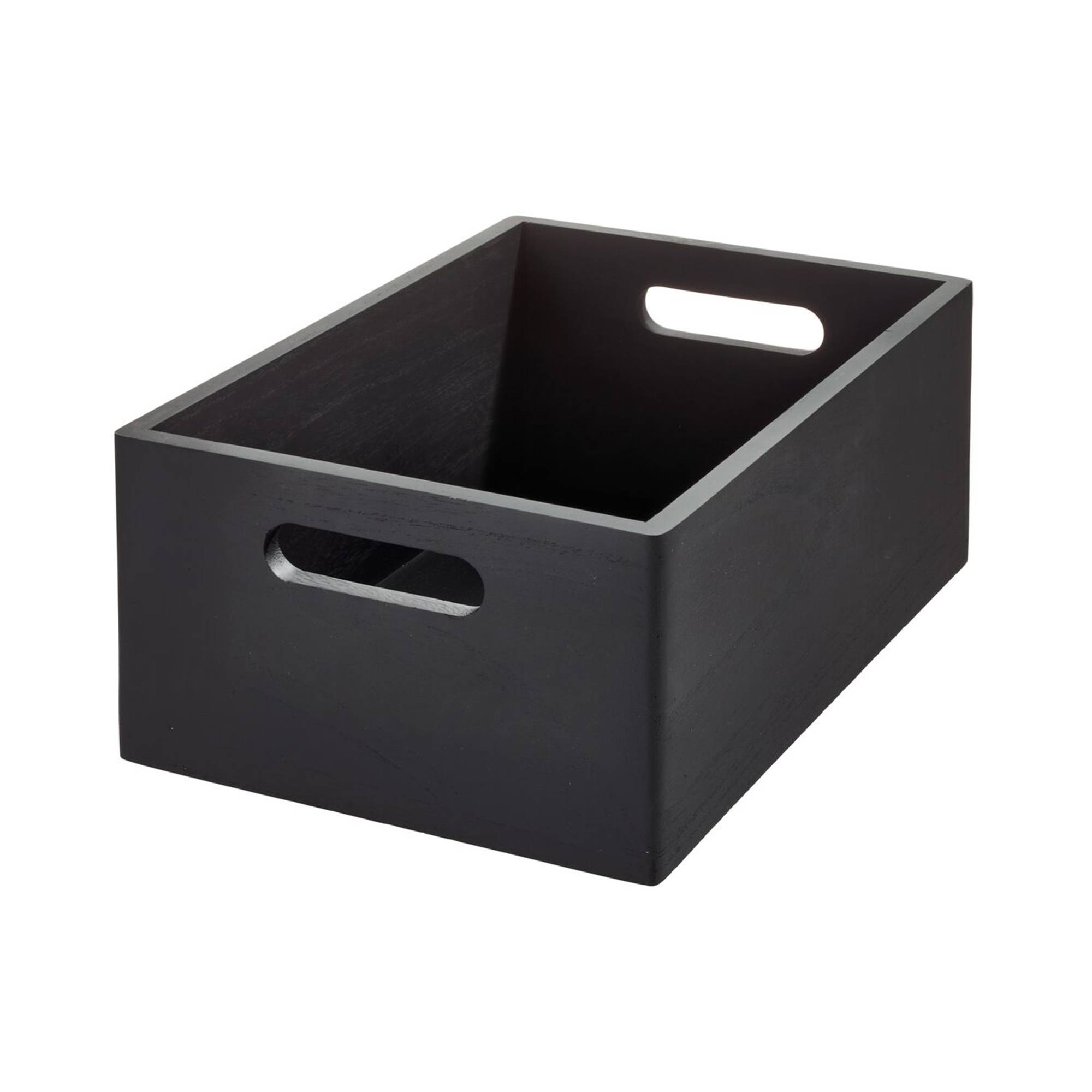 The Home Edit by iDesign Stacking All Purpose Bin Large Matte Black Image 1