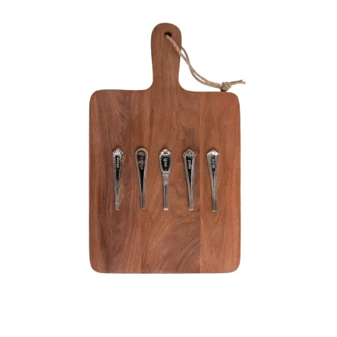 J.Elliot Home Ched Cheese Board and Marker Set 6pc Image 1