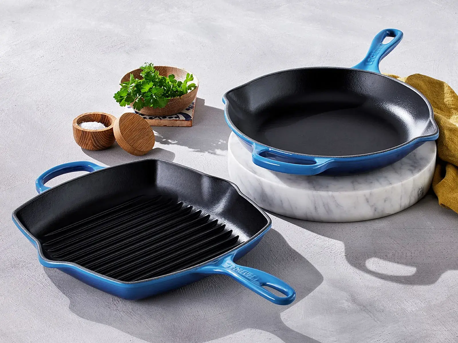 le creuset square grillit
