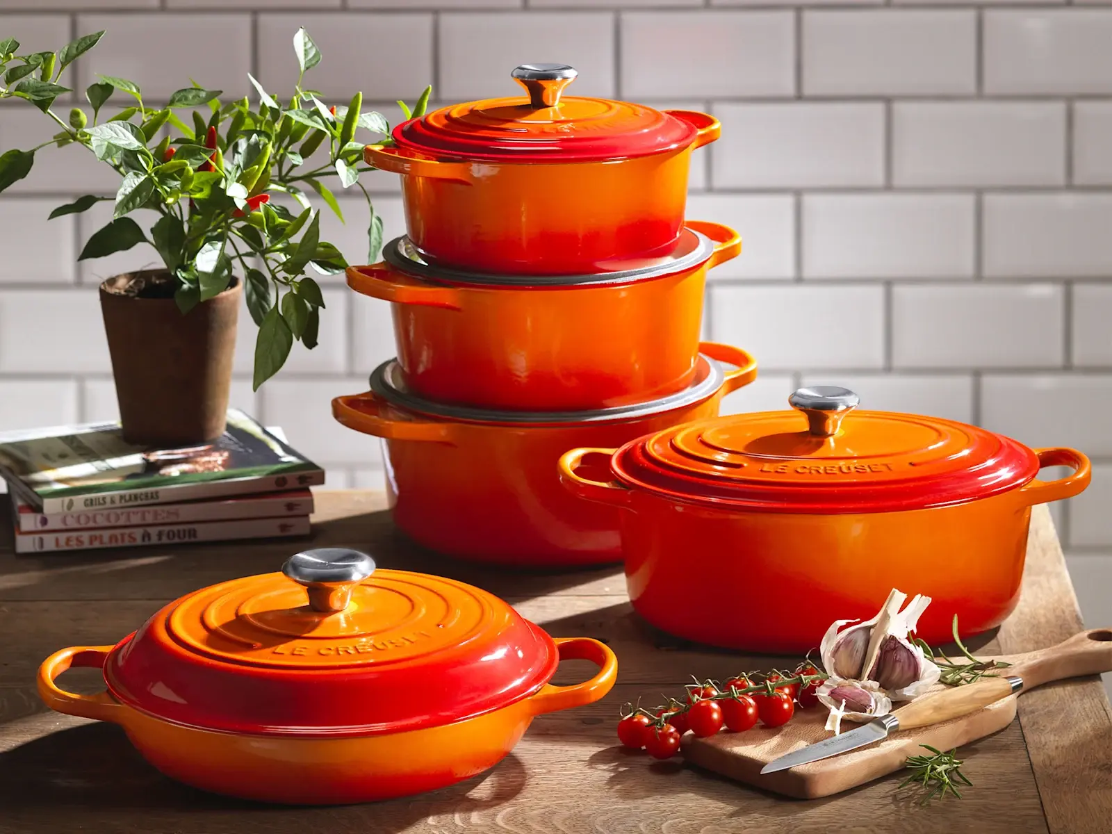 Le Creuset cast iron casseroles
