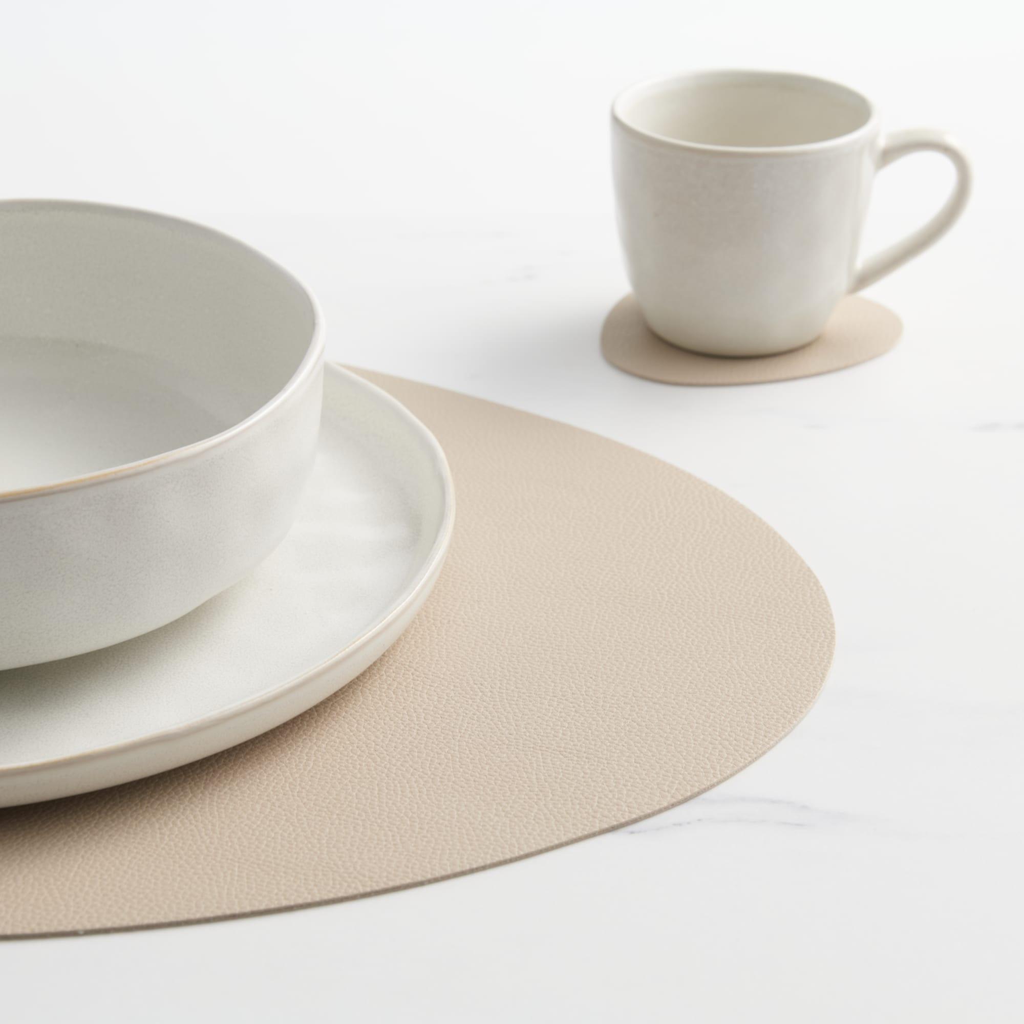 Salisbury & Co Modern Placemat 37x34cm Taupe Image 2