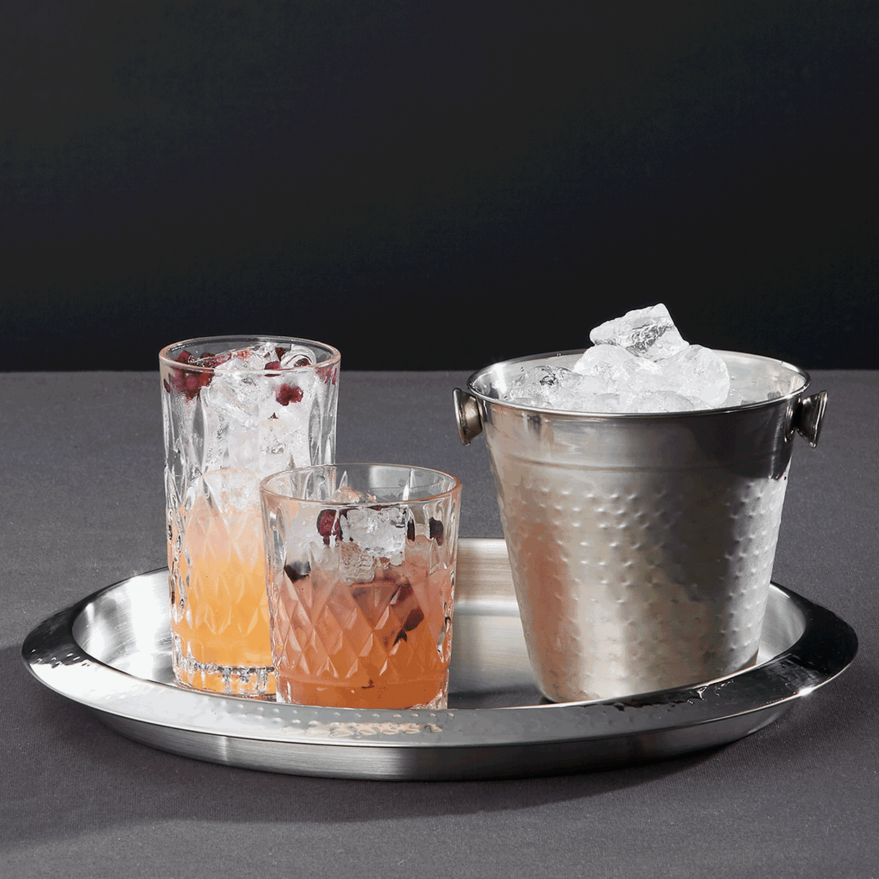 Salisbury & Co Hemingway Hammered Ice Bucket 14x14cm Image 4