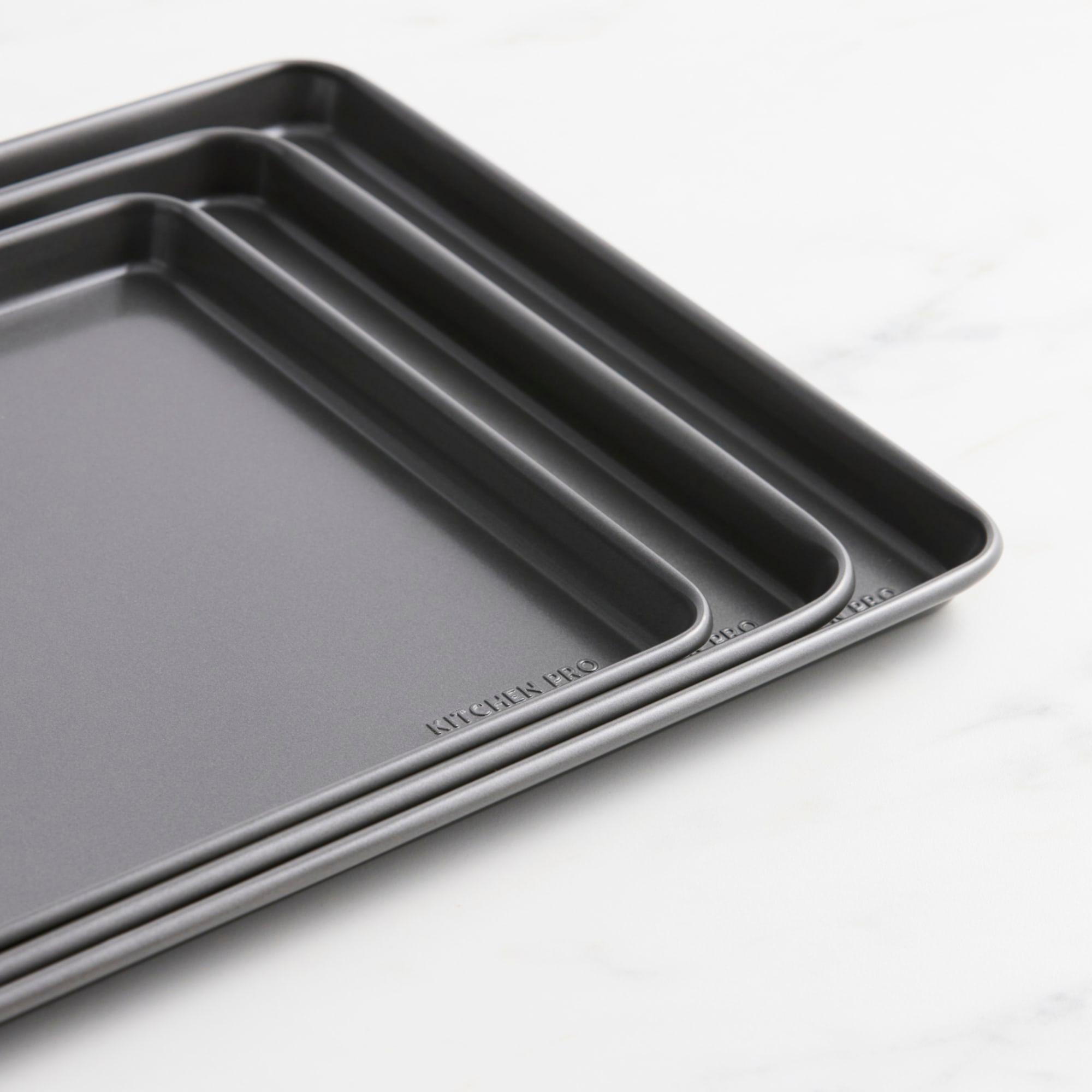 Kitchen Pro Bakewell Non Stick Baking Tray Set 3pc Image 4