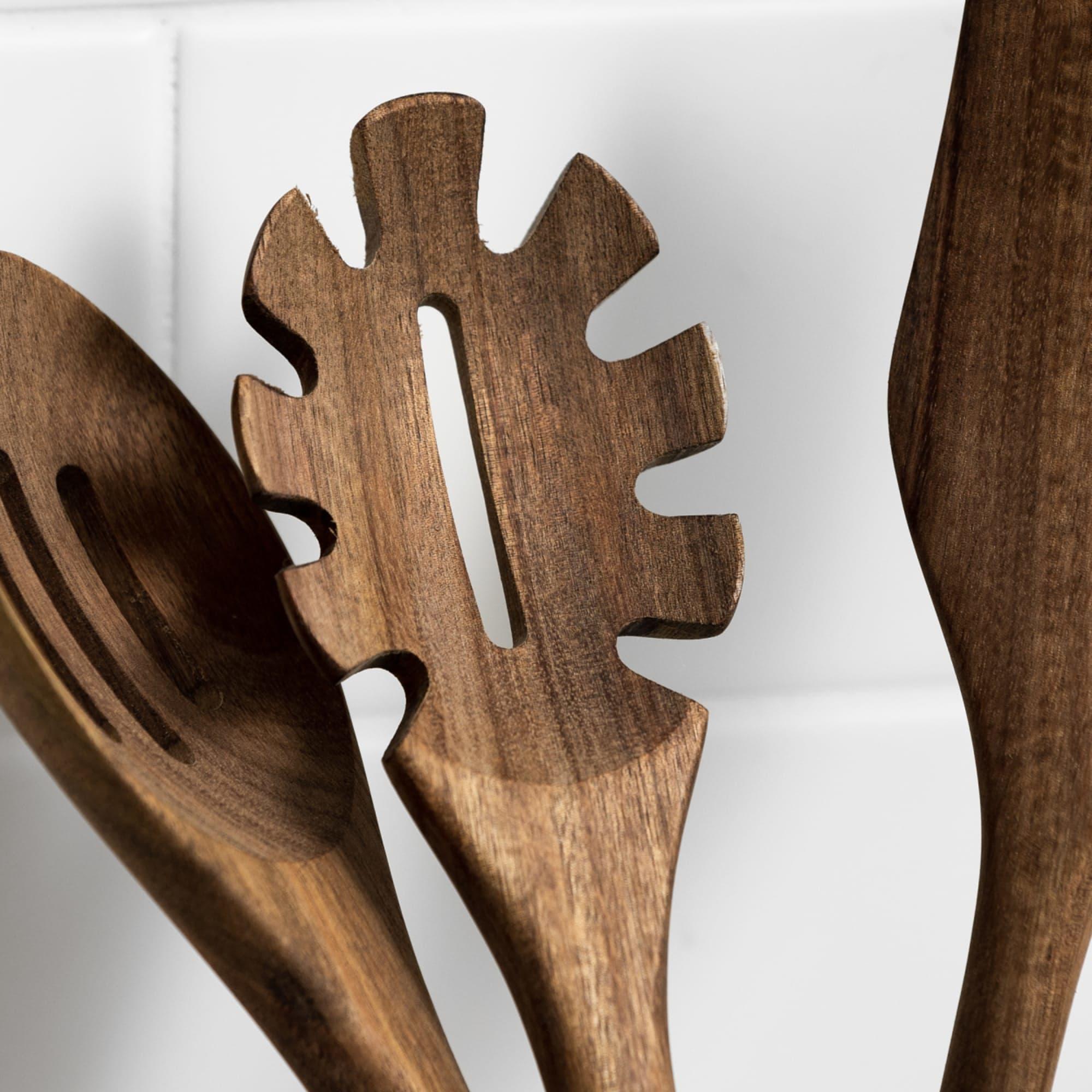 Kitchen Pro Elements Acacia Wood Utensils Set of 6 Image 4