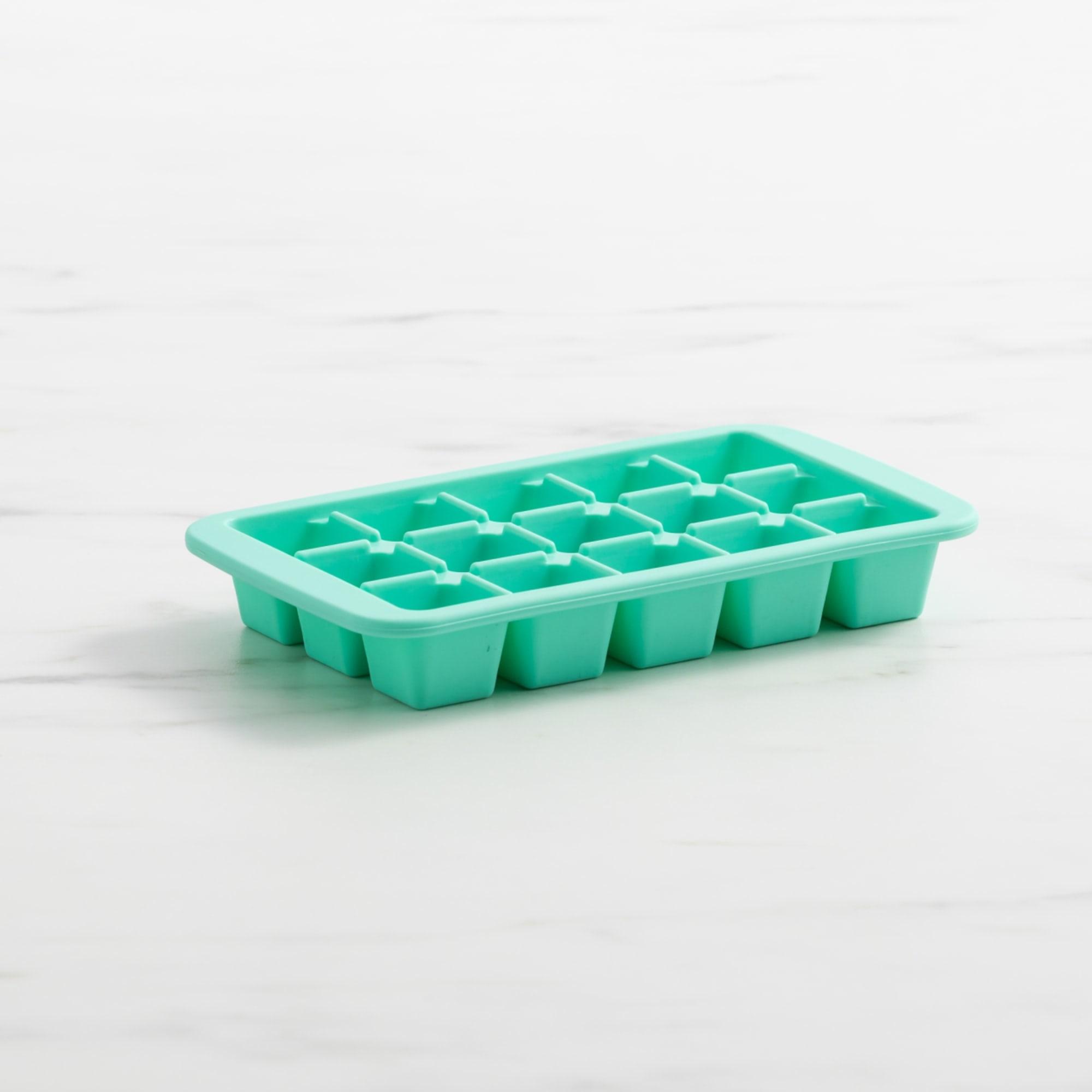 Kitchen Pro Kool 15 Cube Ice Tray  Silicone with Lid Aqua Image 5