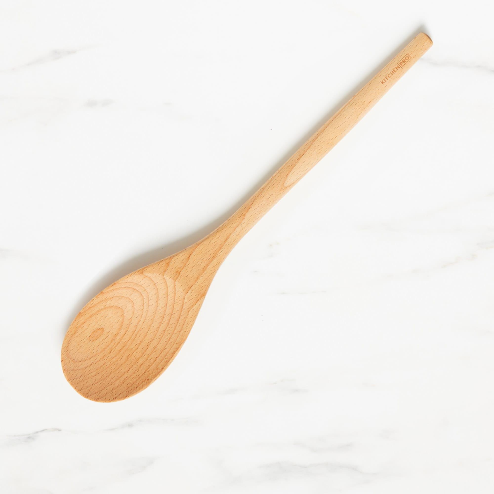 Kitchen Pro Oslo Beechwood Solid Spoon Image 1