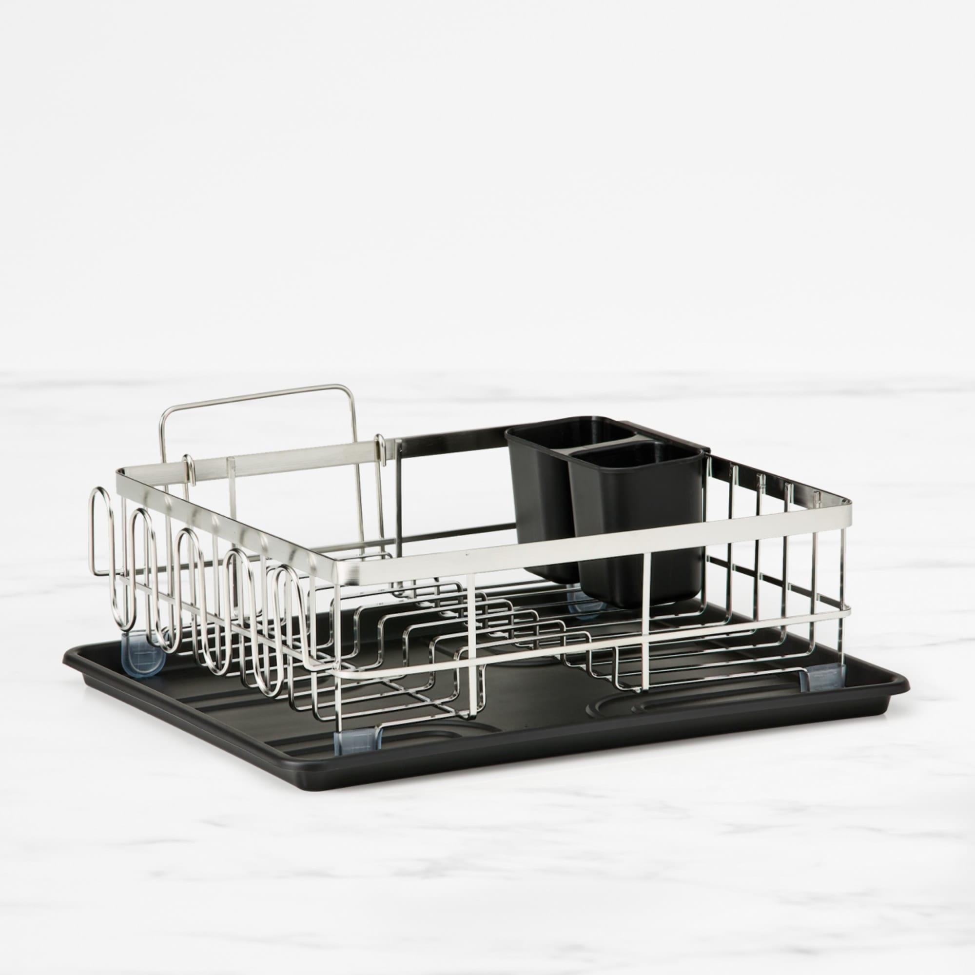 Kitchen Pro Tidy Stainless Steel Dish Rack with Draining Board Image 3