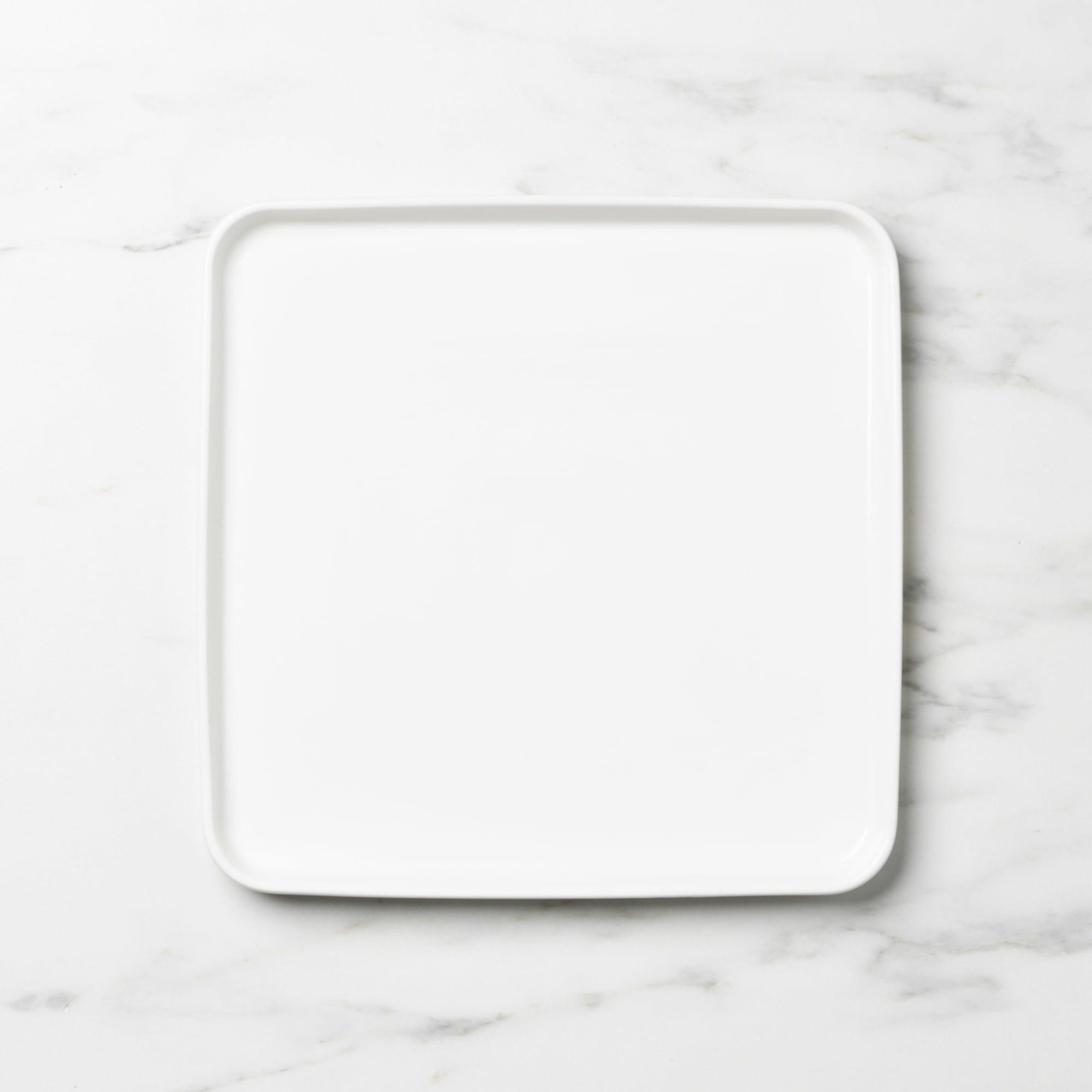 Salisbury & Co Classic Square Platter 25.5cm White Image 1