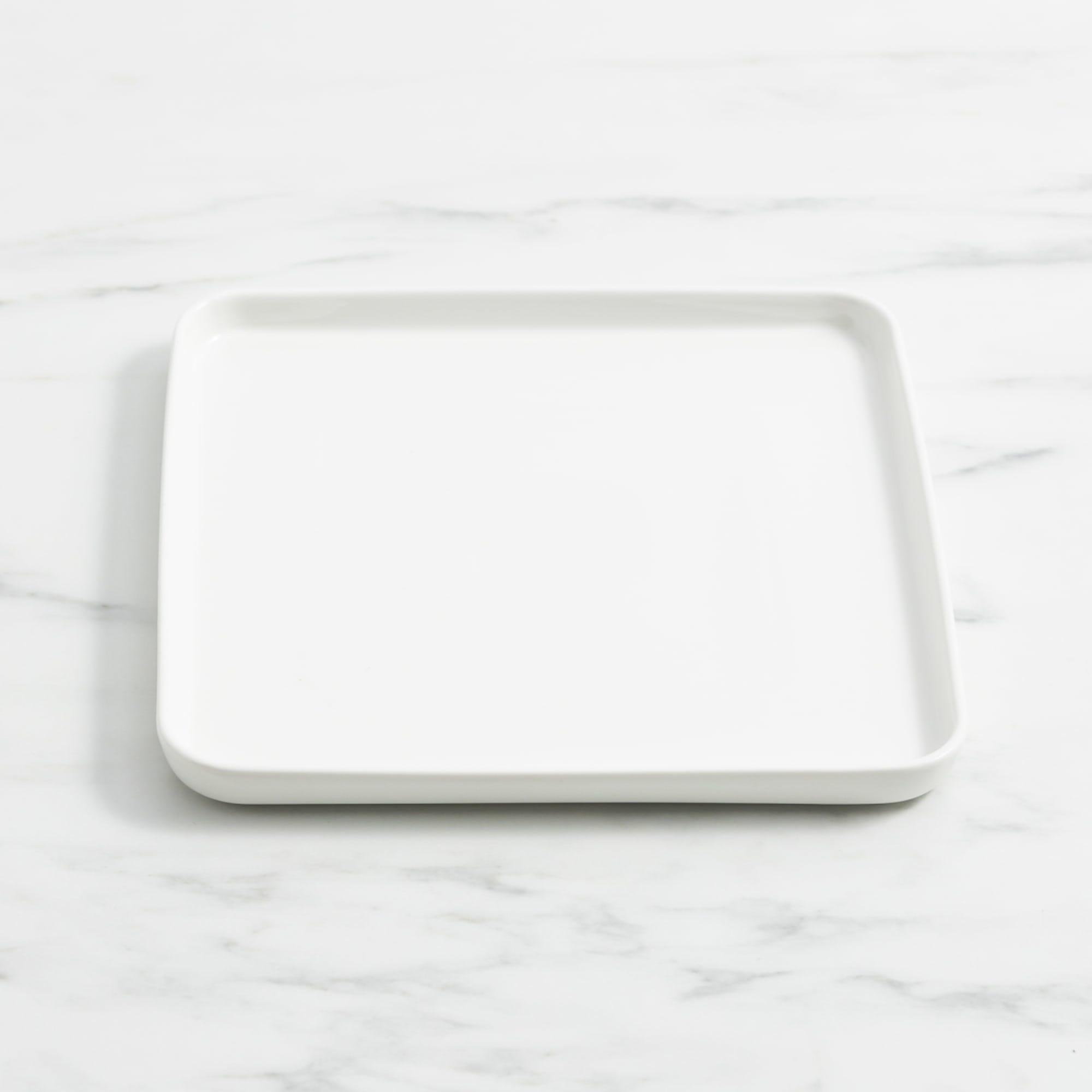 Salisbury & Co Classic Square Platter 25.5cm White Image 5