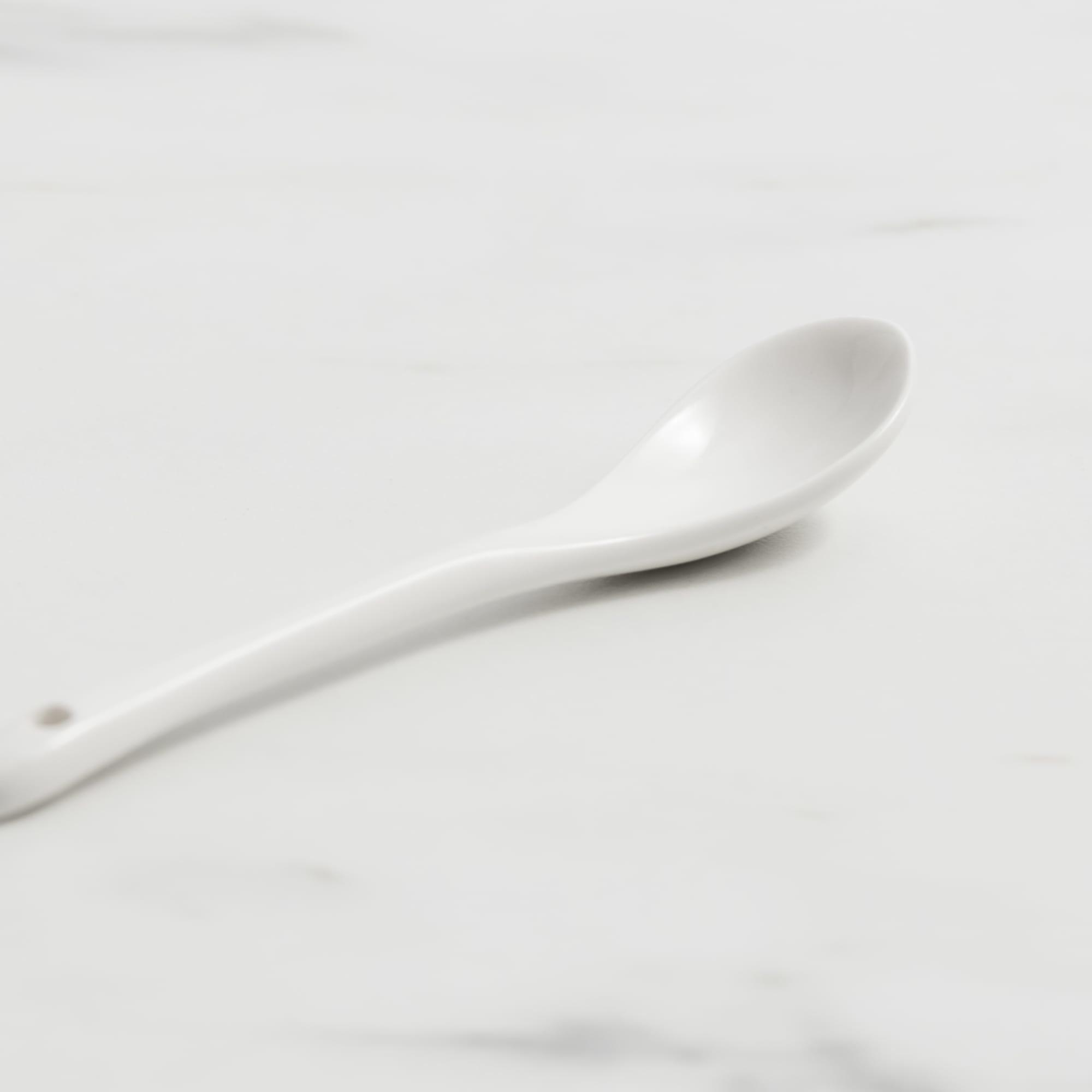Salisbury & Co Classic Sugar Spoon White Image 5