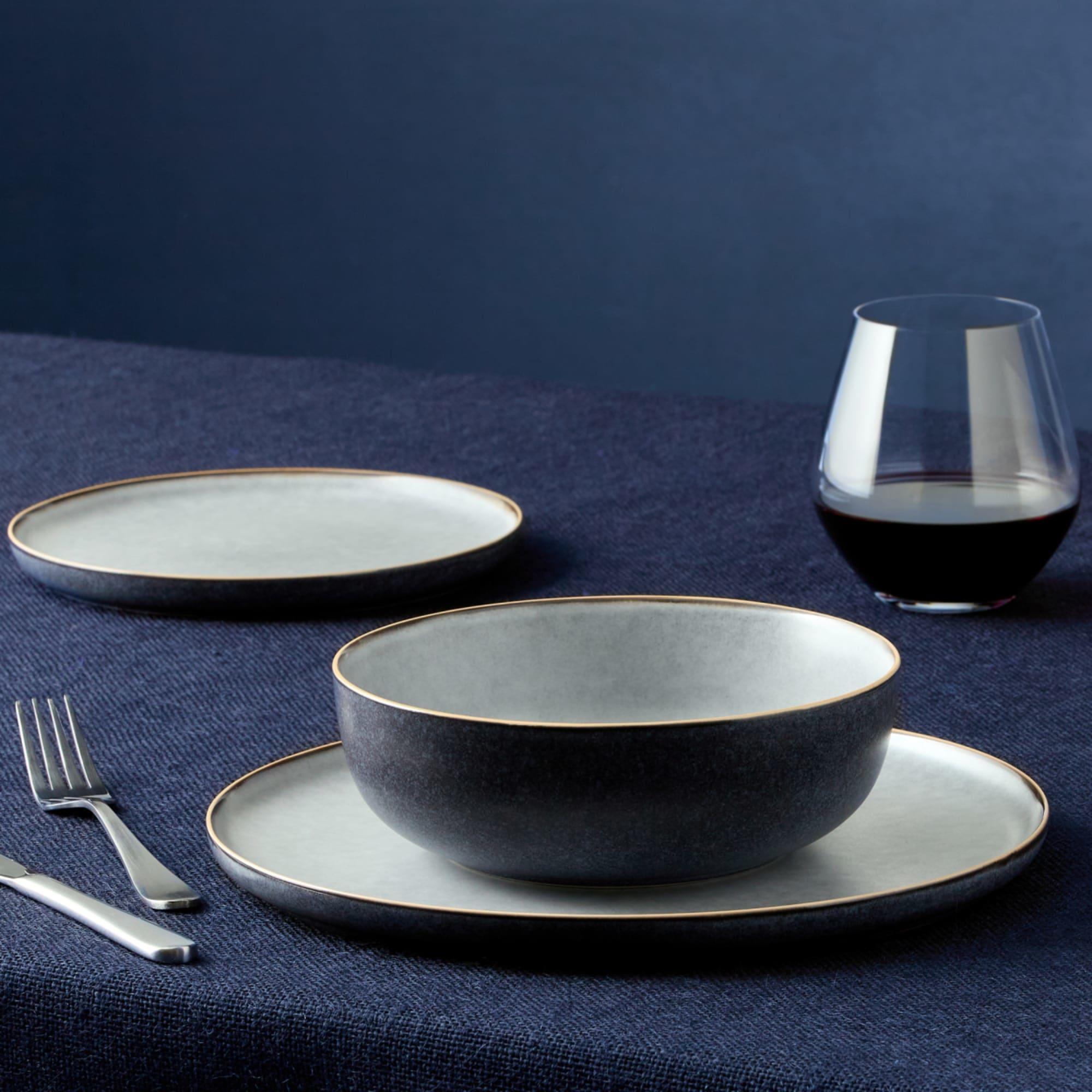 Salisbury & Co Eclipse Dinner Plate 27cm Blue Image 3