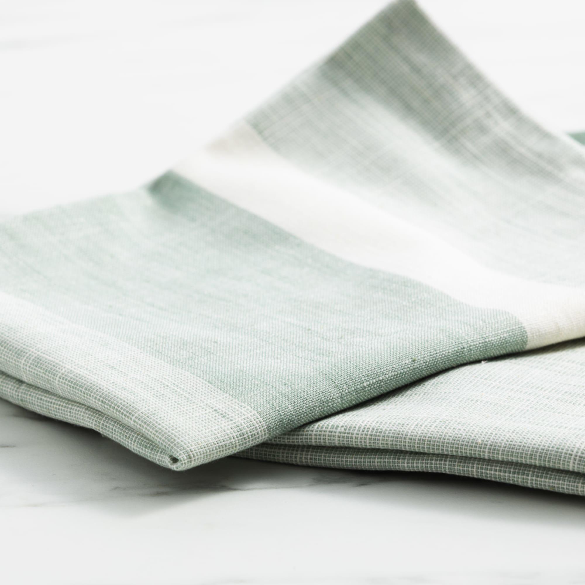 Salisbury & Co Hampton Tea Towel Set of 3 Green Image 3