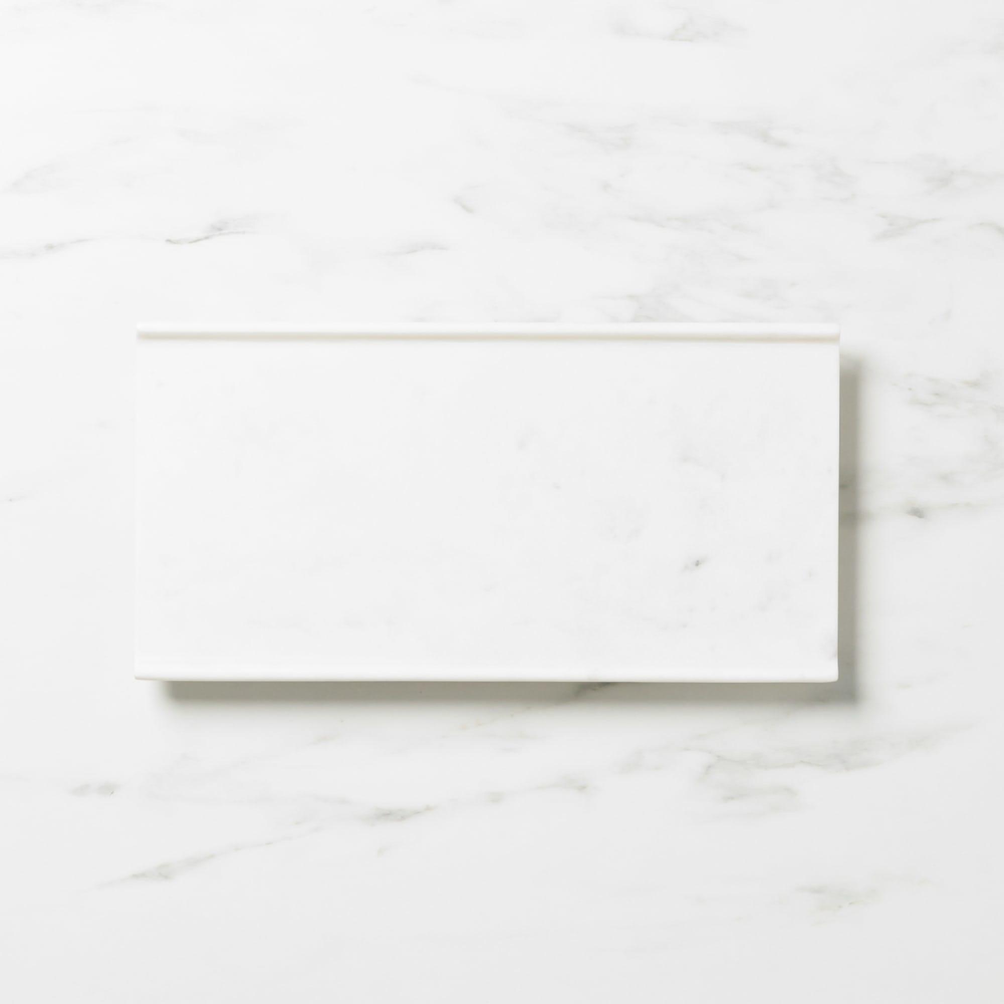 Salisbury & Co Riviera Marble Serving Board 35x18cm White Image 1