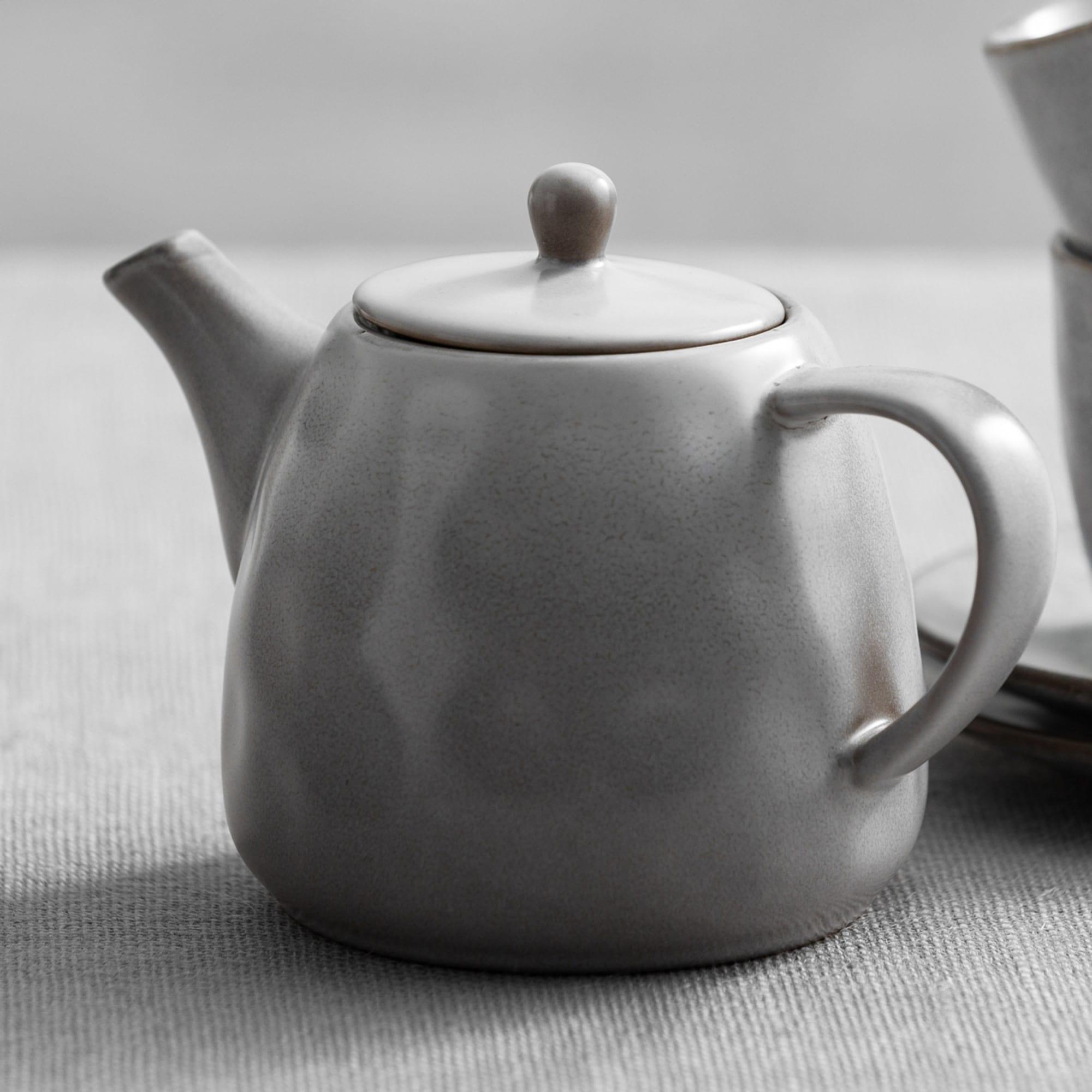 Salisbury & Co Siena Teapot 650ml Light Grey Image 3