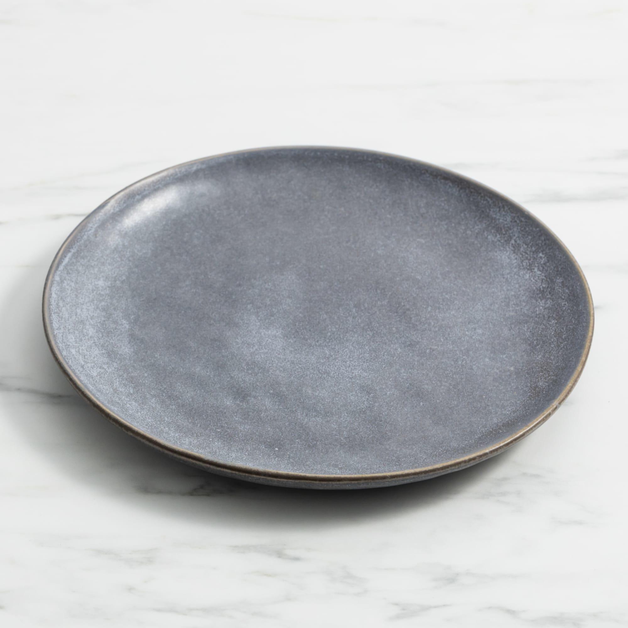 Salisbury & Co Siena Round Platter 33cm Charcoal Image 2