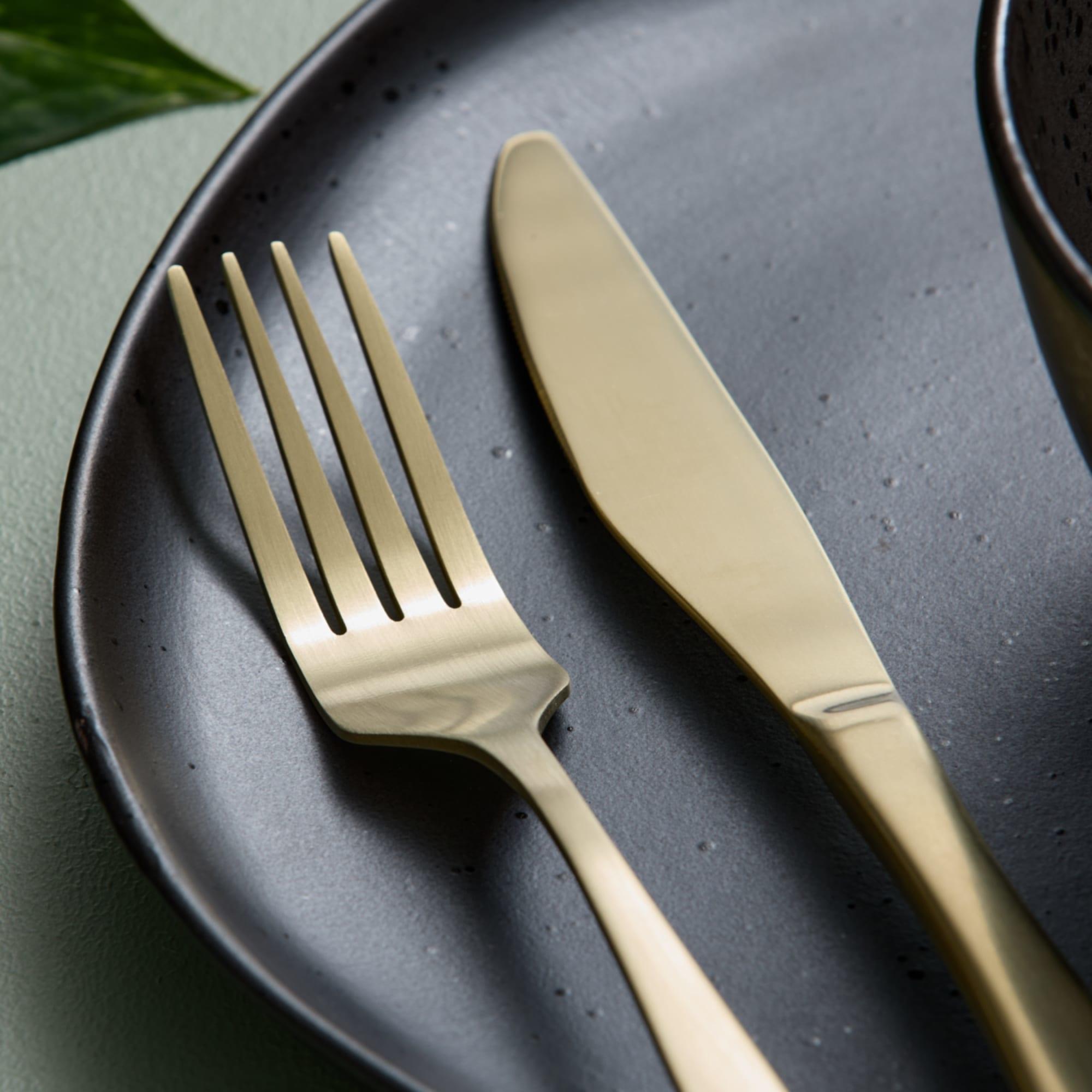 Salisbury & Co Virtuo Cutlery Set 16pc Gold Image 5