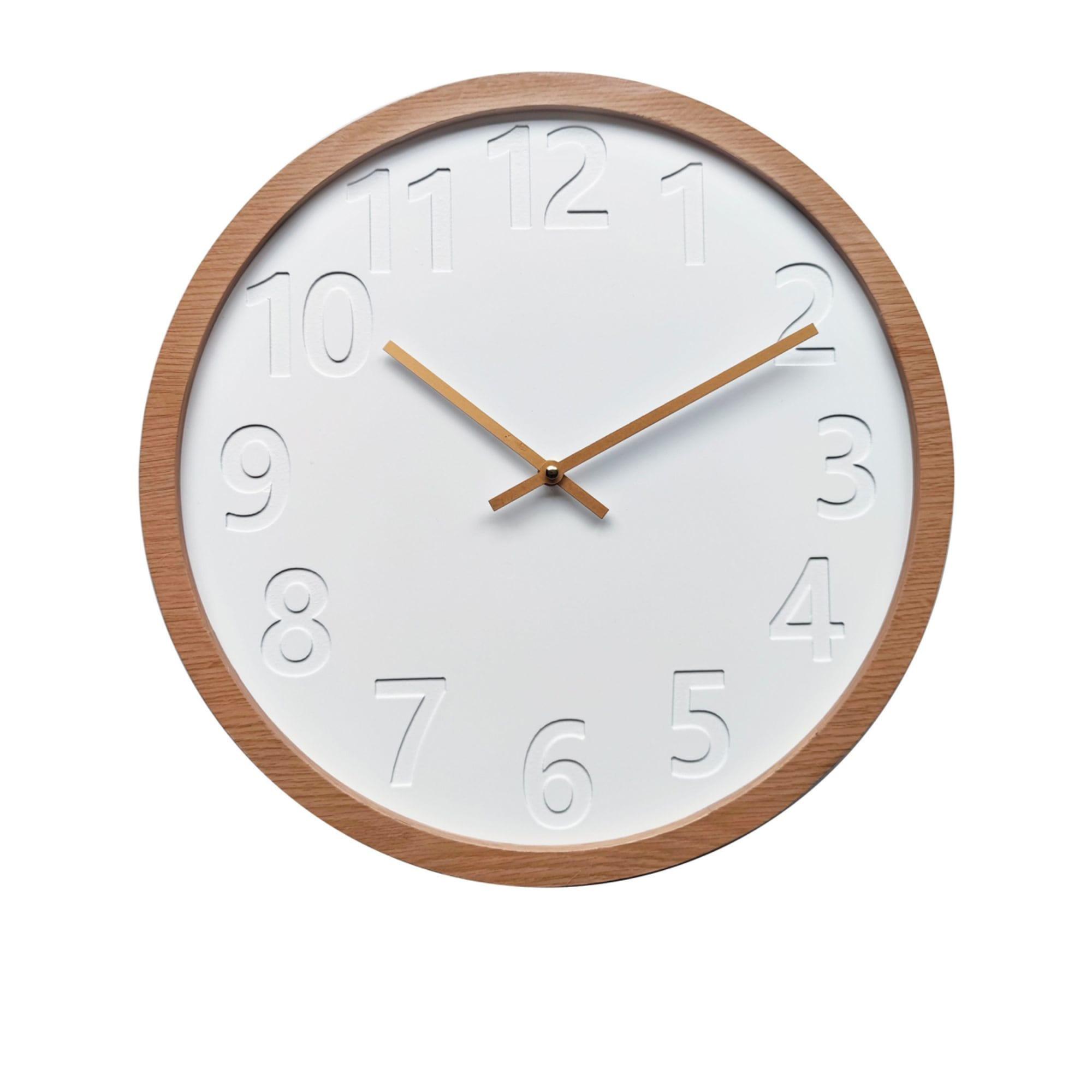 Amalfi John Wall Clock 42cm White Image 1