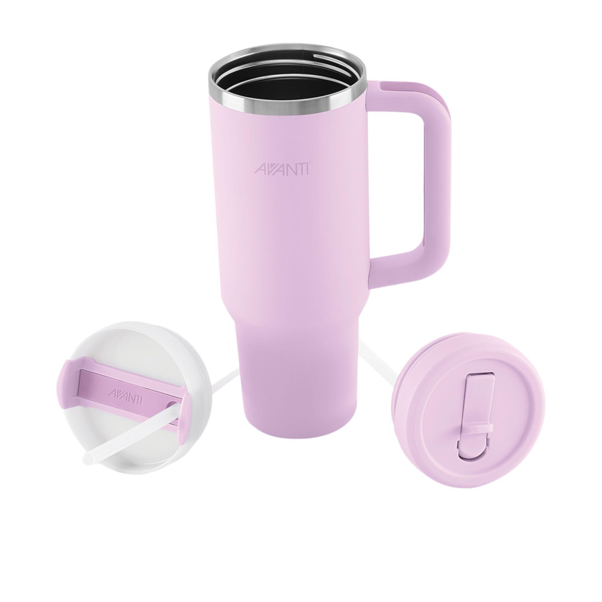Avanti HydroQuench Insulated Travel Tumbler with Two Lids 1L Lilac Image 4