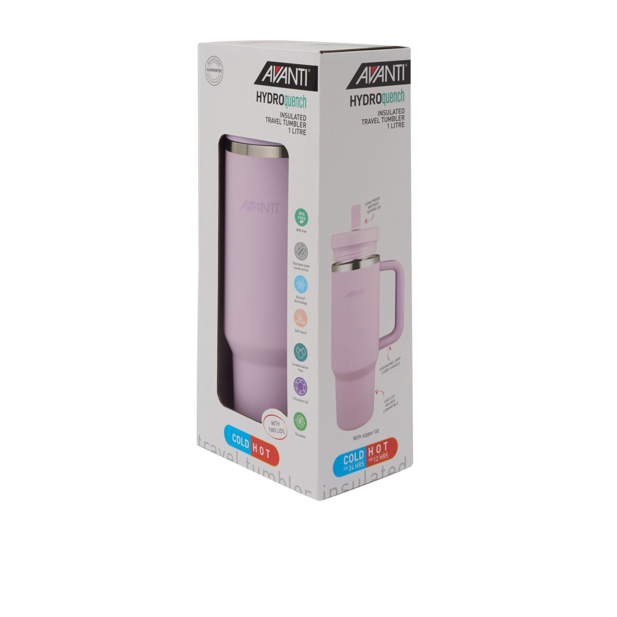 Avanti HydroQuench Insulated Travel Tumbler with Two Lids 1L Lilac Image 6