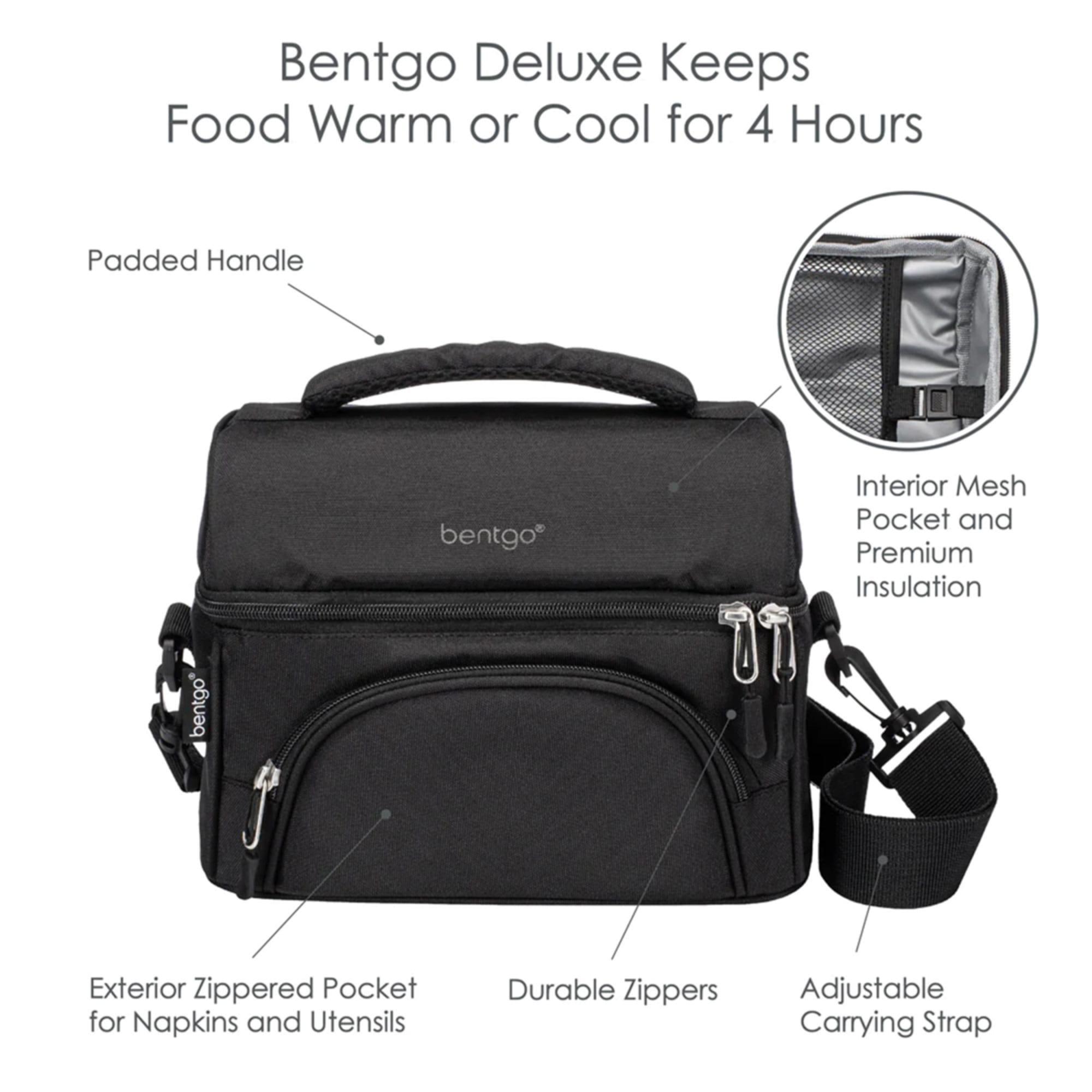 Bentgo Deluxe Lunch Bag Carbon Black Image 3
