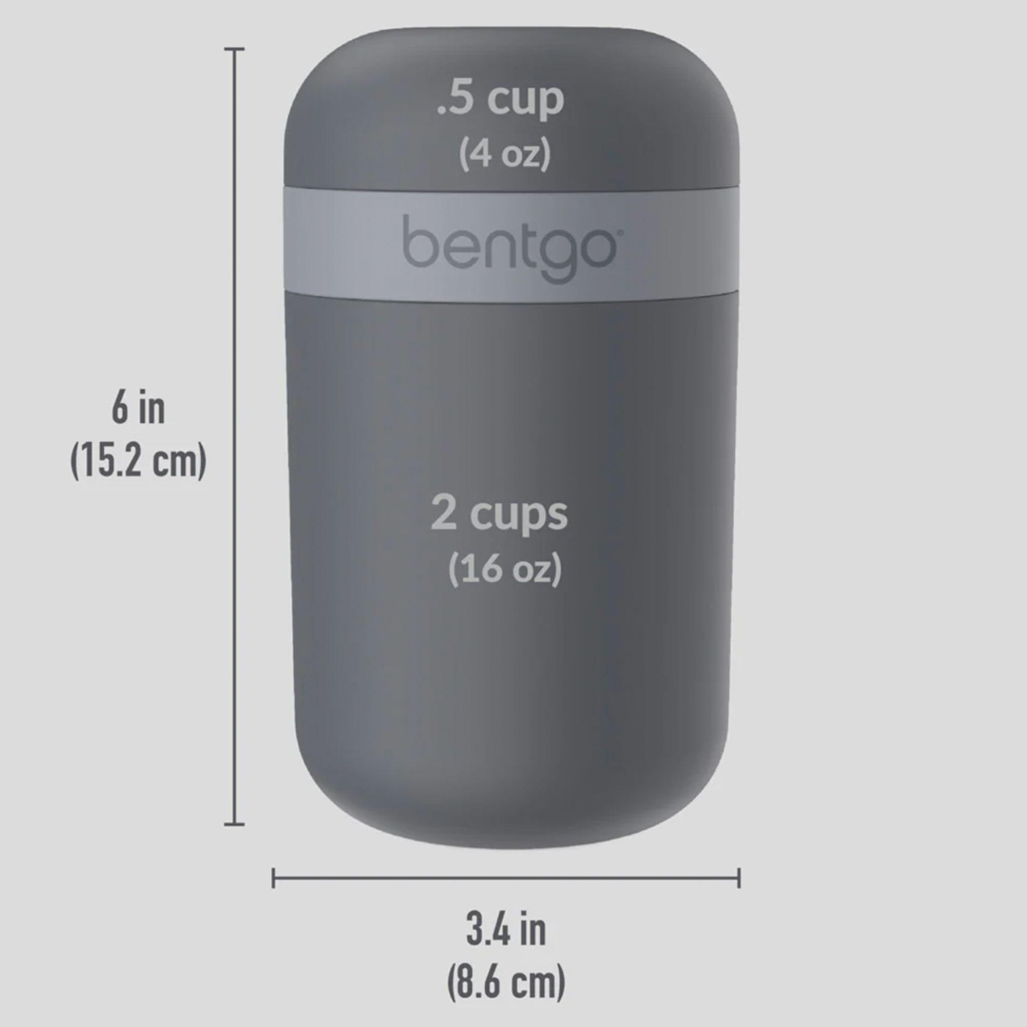 Bentgo Snack Cup 590ml Dark Grey Image 3