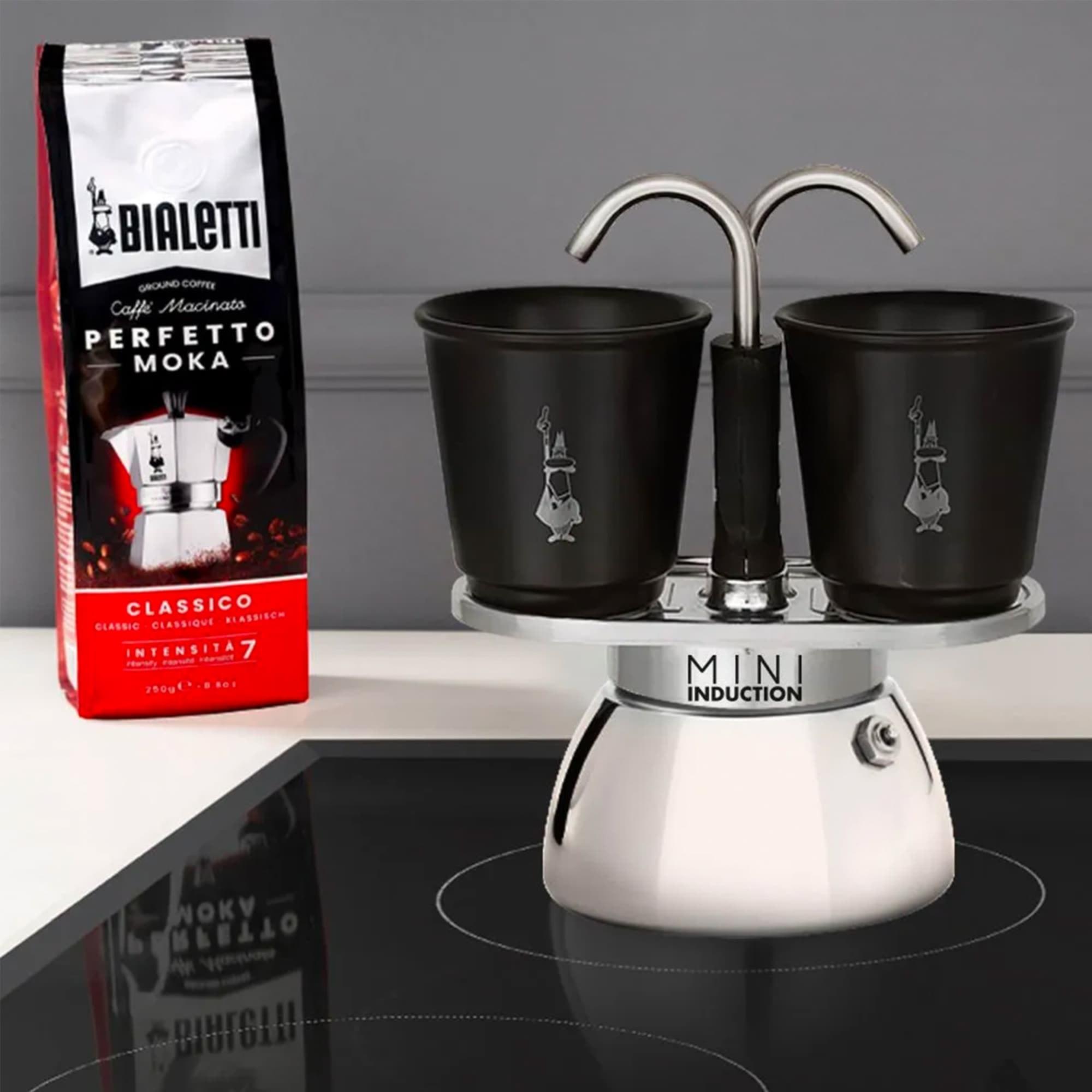 Bialetti Mini Express Induction Espresso Maker 2 Cup Black Image 4