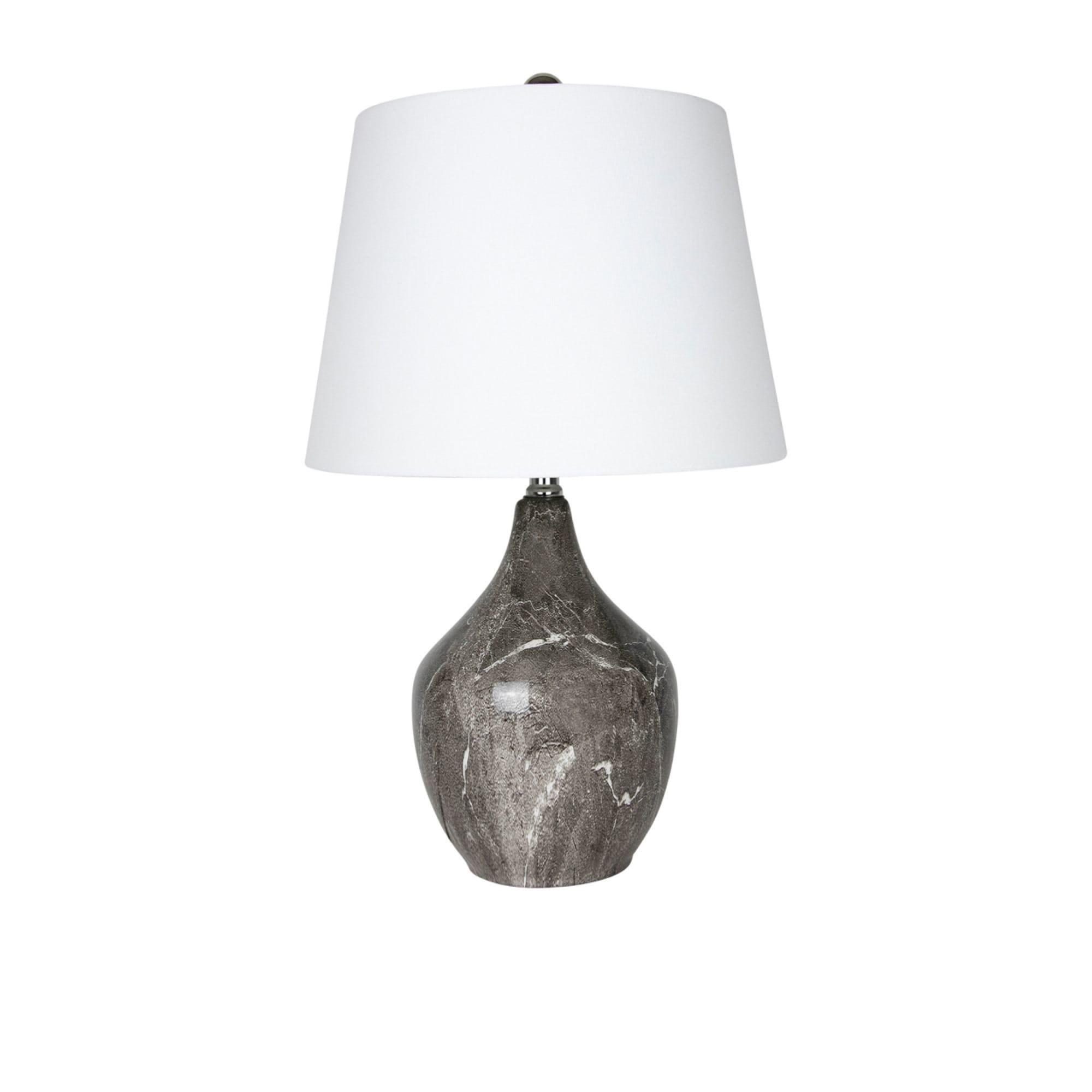 Bloomingdale Ceramic Marble Table Lamp Image 1