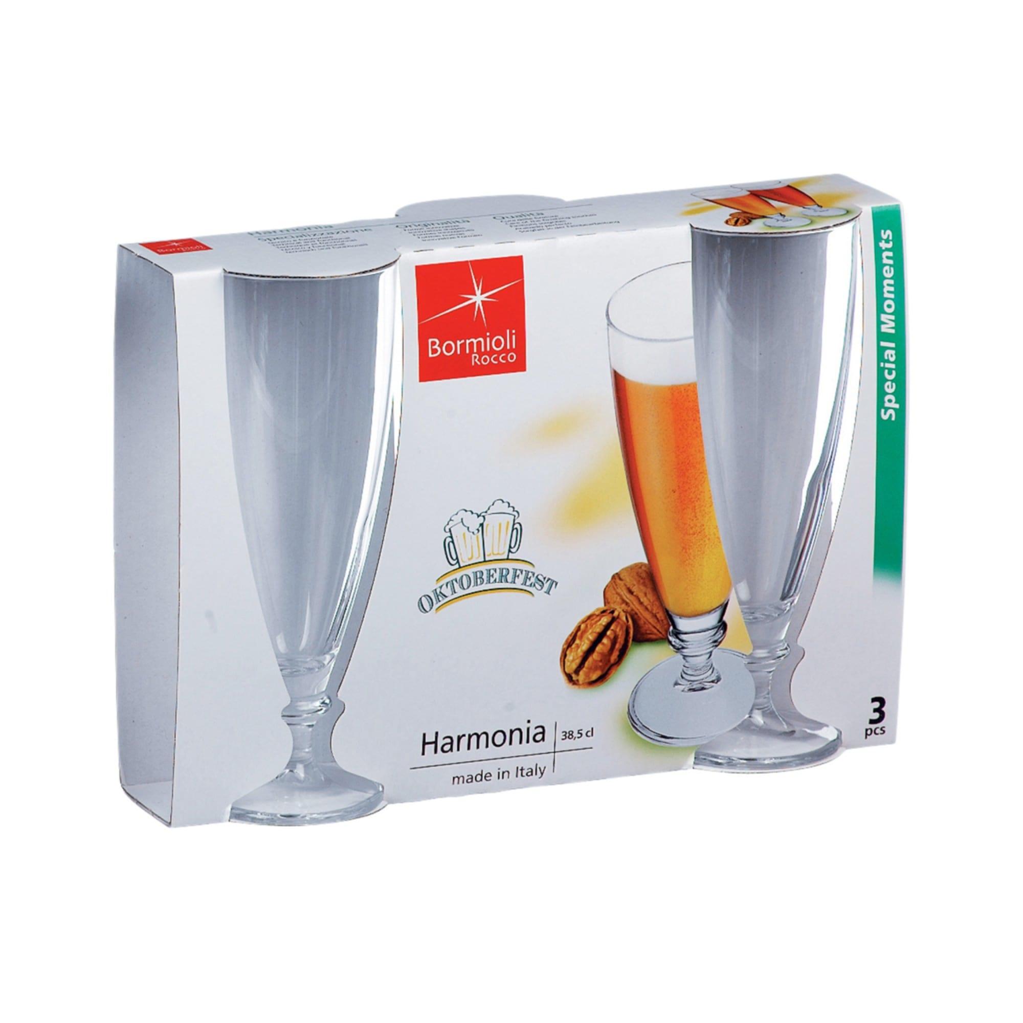 Bormioli Rocco Harmonia Beer Glass 385ml Set of 3 Image 3