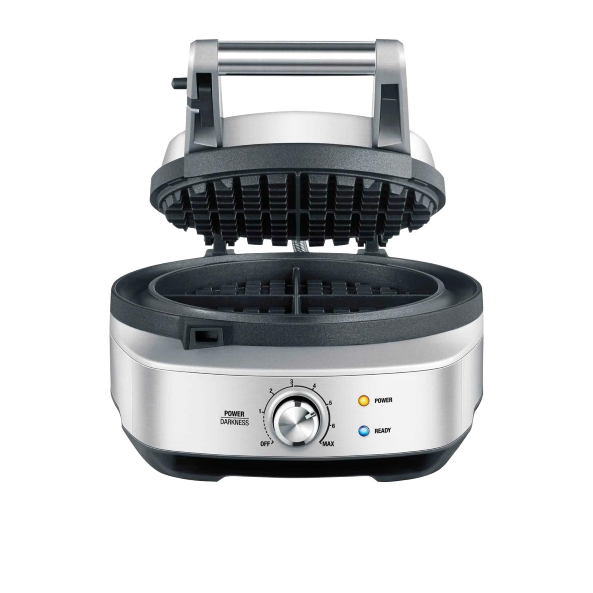 Breville The No Mess Waffle Maker Brushed Stainless Steel Image 3