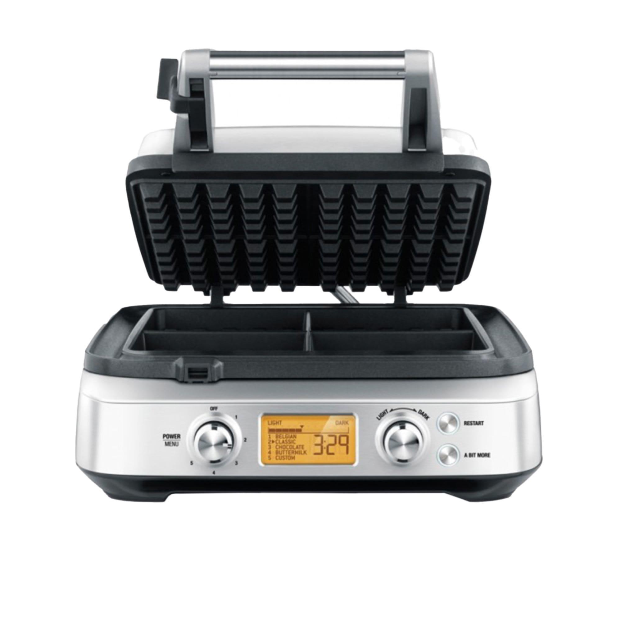 Breville The No Mess Waffle Maker Brushed Stainless Steel Image 6
