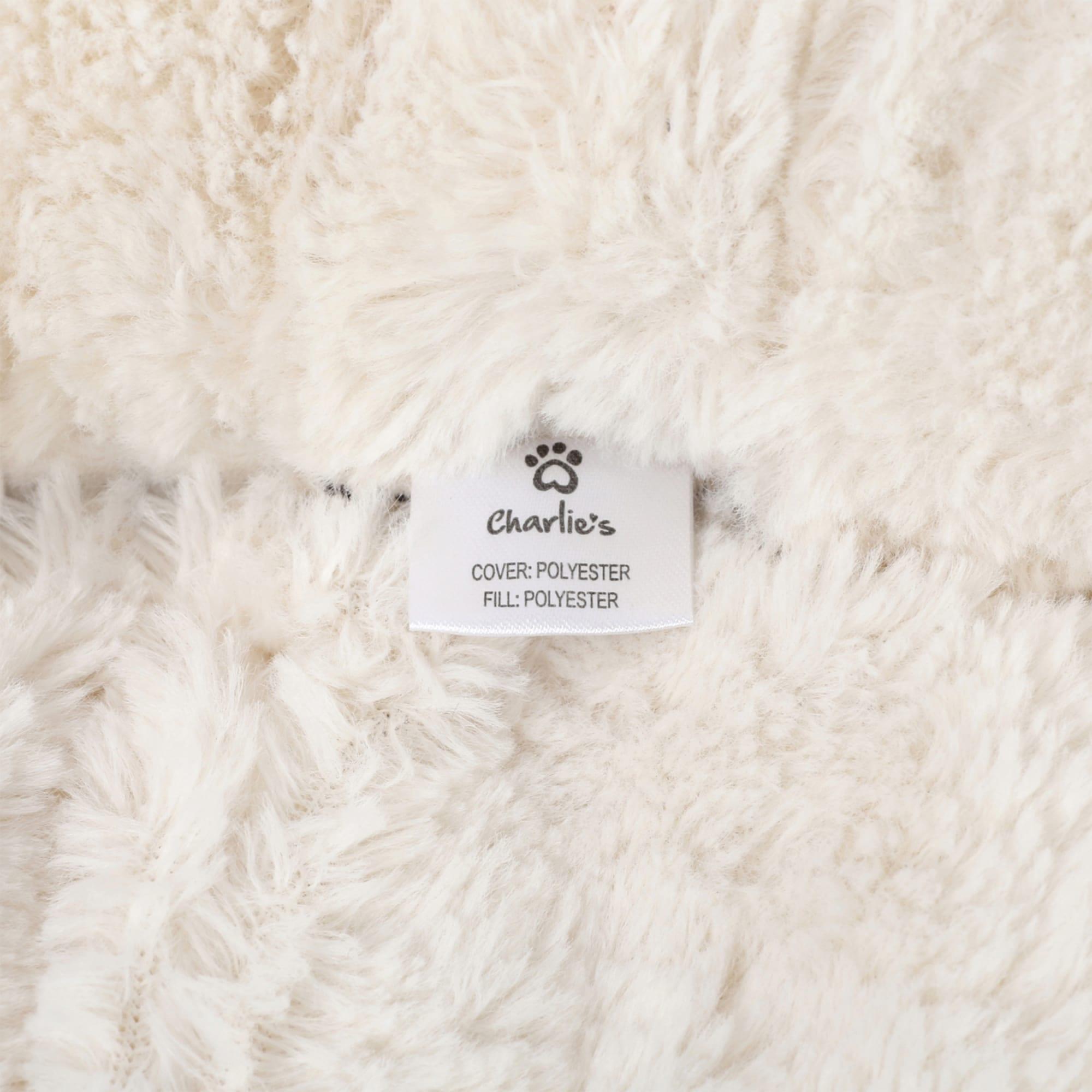 Charlie's Snookie Hooded Calming Dog Bed Medium Iced Coffee Brown Image 6