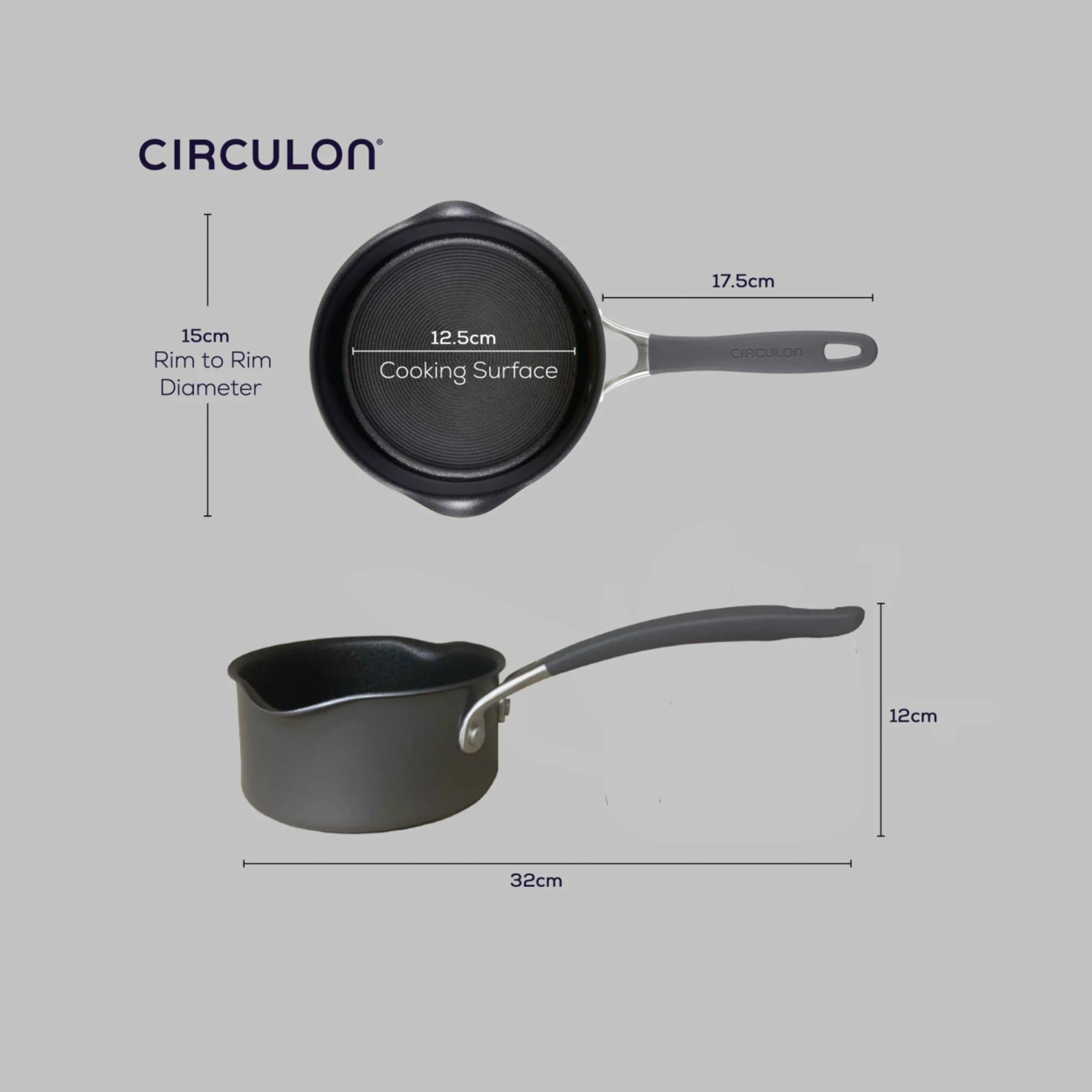 Circulon ScratchDefense Non Stick Open Milk Pan with Spout 14cm - 1L Image 6