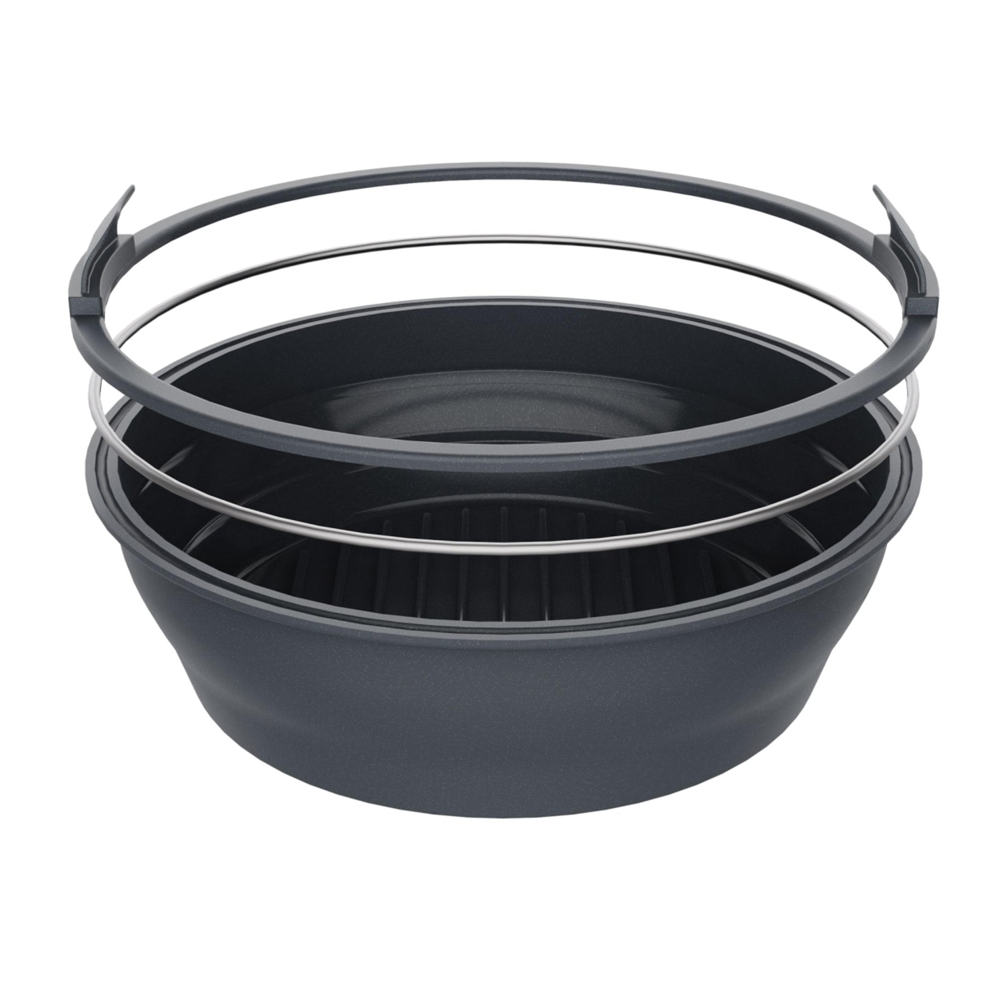 Daily Bake Silicone Round Collapsible Air Fryer Basket 22cm Image 5