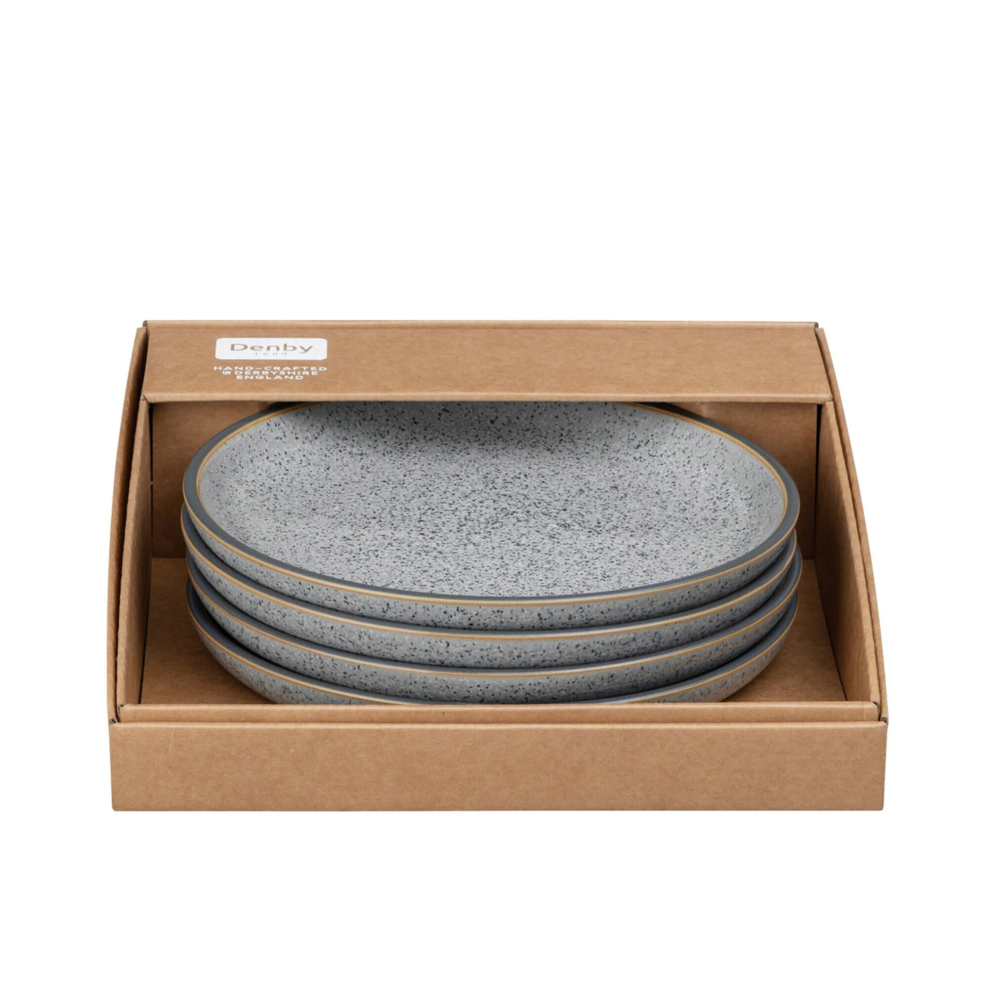 Denby Studio Grey Coupe Plate Set of 4 Image 3