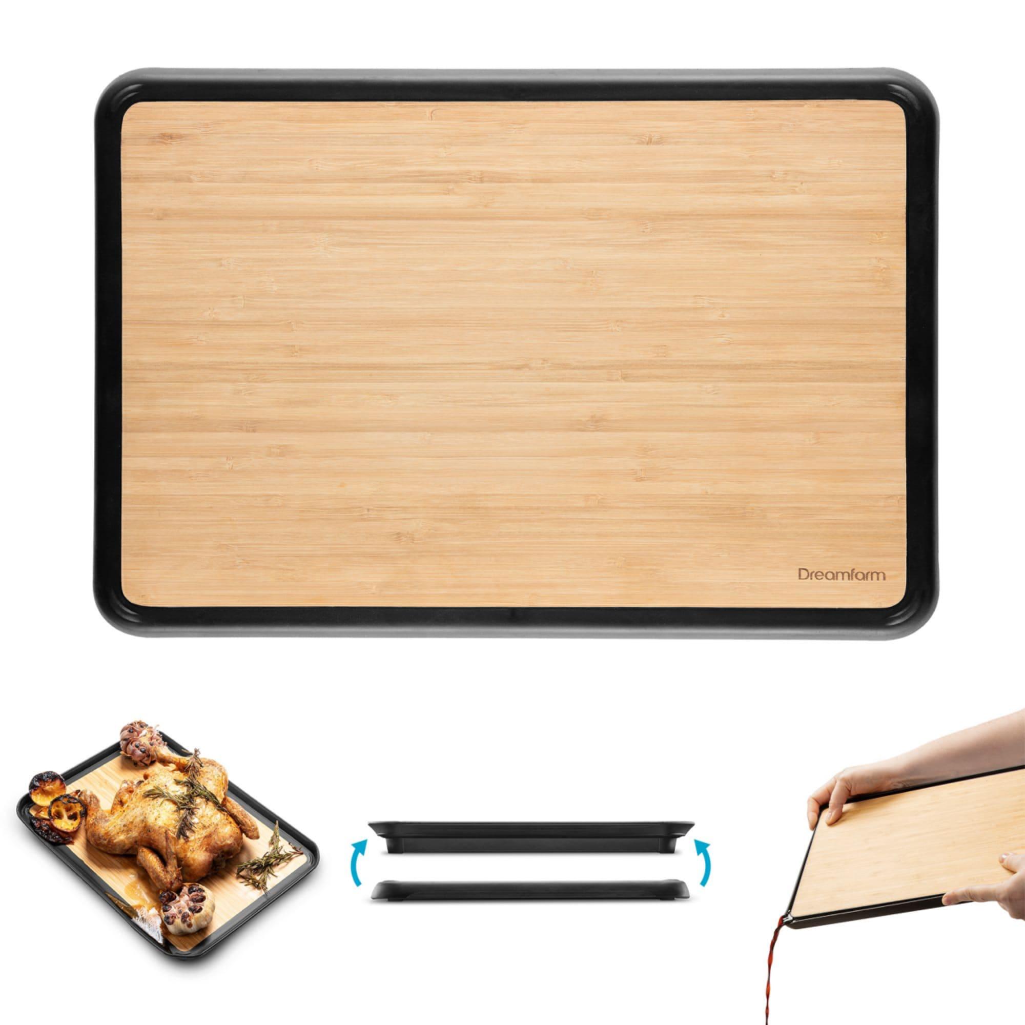 Dreamfarm Fledge Cutting Board 35.5x25cm Bamboo Image 4