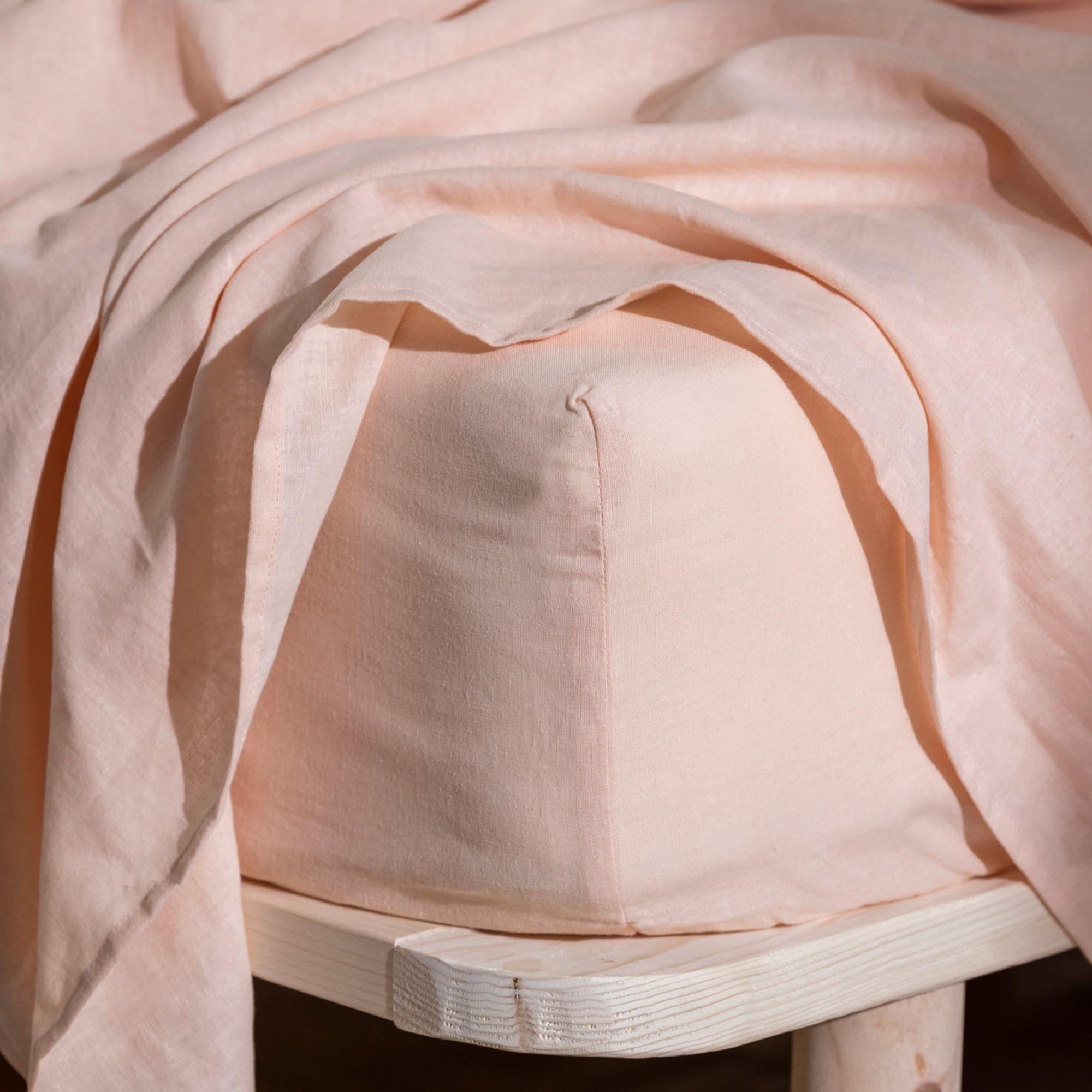 Ecology Dream Fitted Sheet Queen Peach Image 4