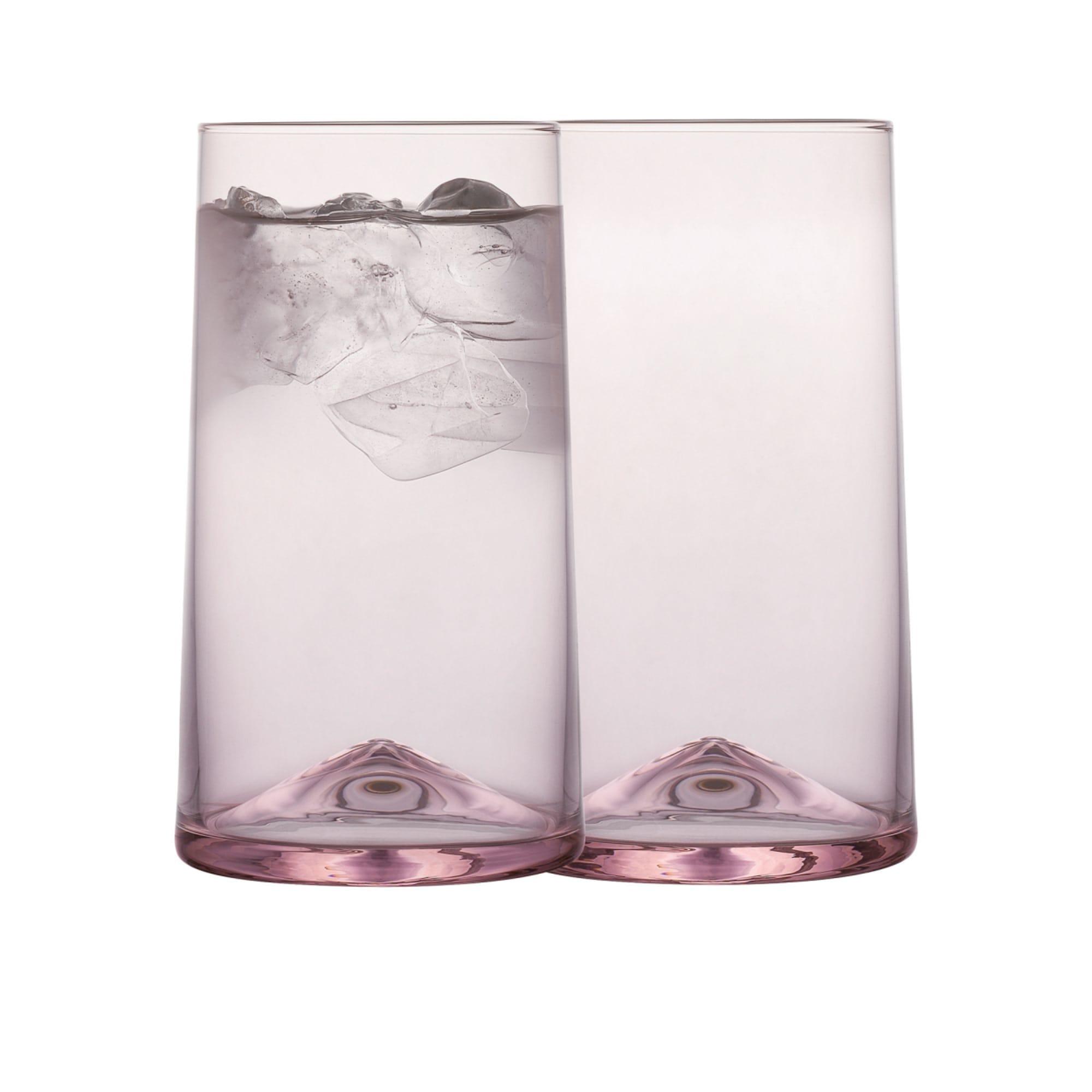 Ecology Sierra Highball Glass 375ml Set of 4 Pink Image 3