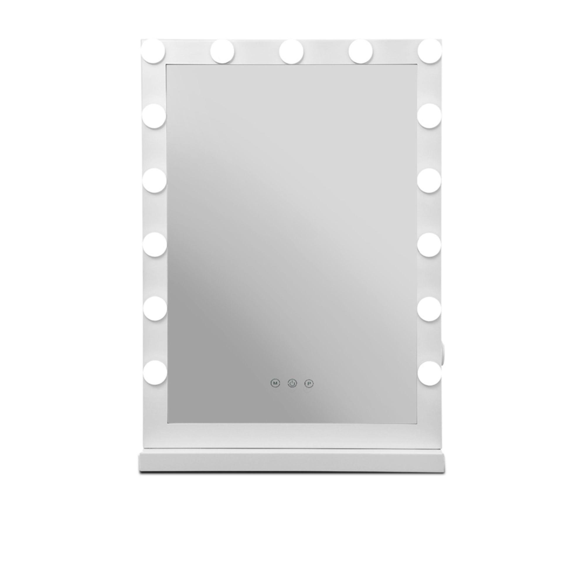 Embellir Rectangular Hollywood Makeup Mirror 43x61cm Image 3