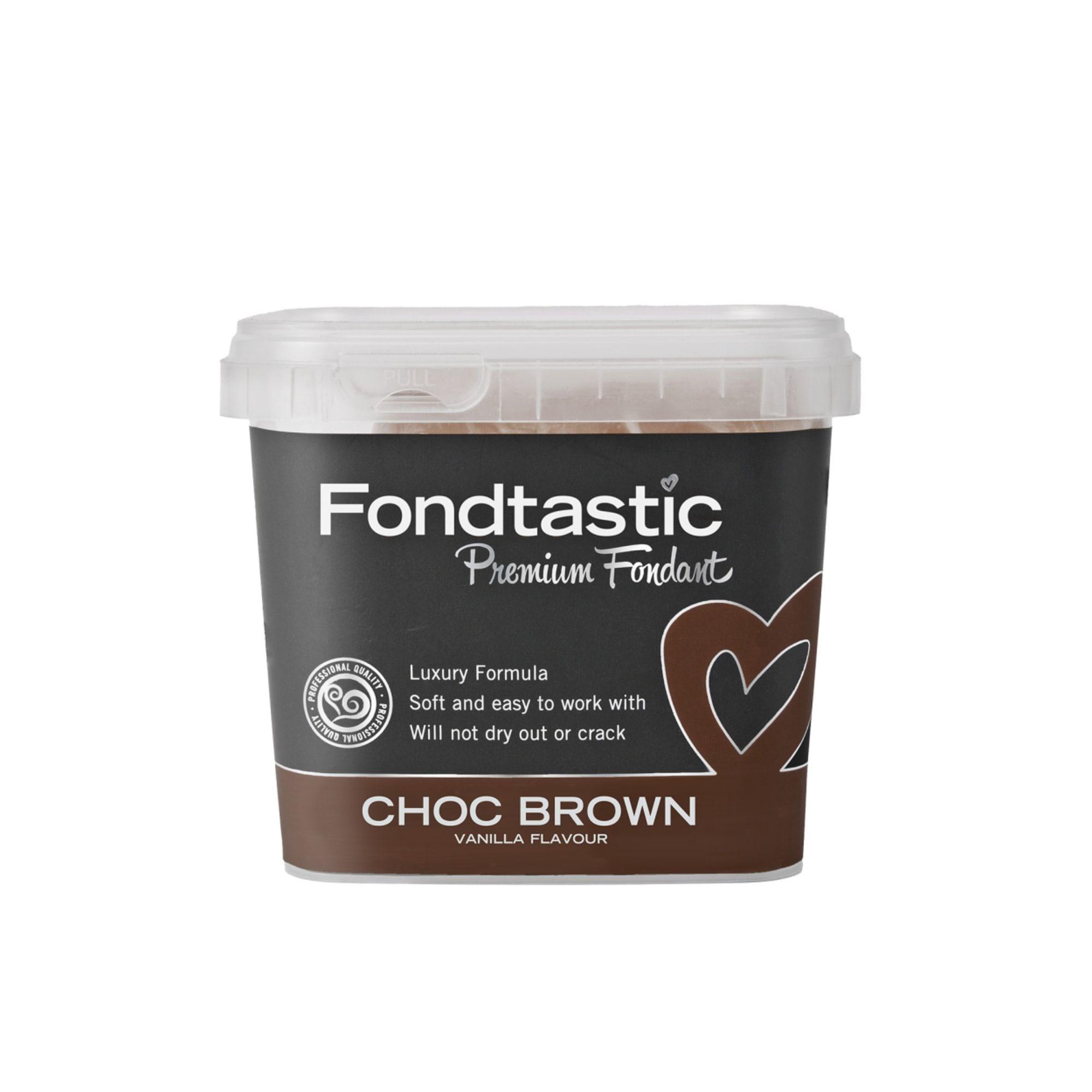 Fondtastic Premium Fondant Choc Brown 1kg Image 1