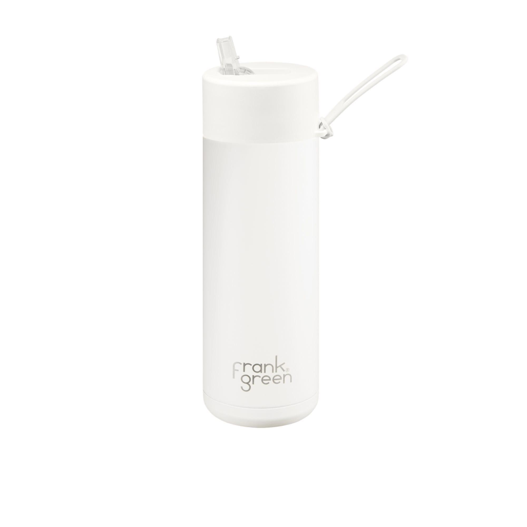 Frank Green Ultimate Ceramic Reusable Bottle with Straw 595ml (20oz) Cloud Image 1