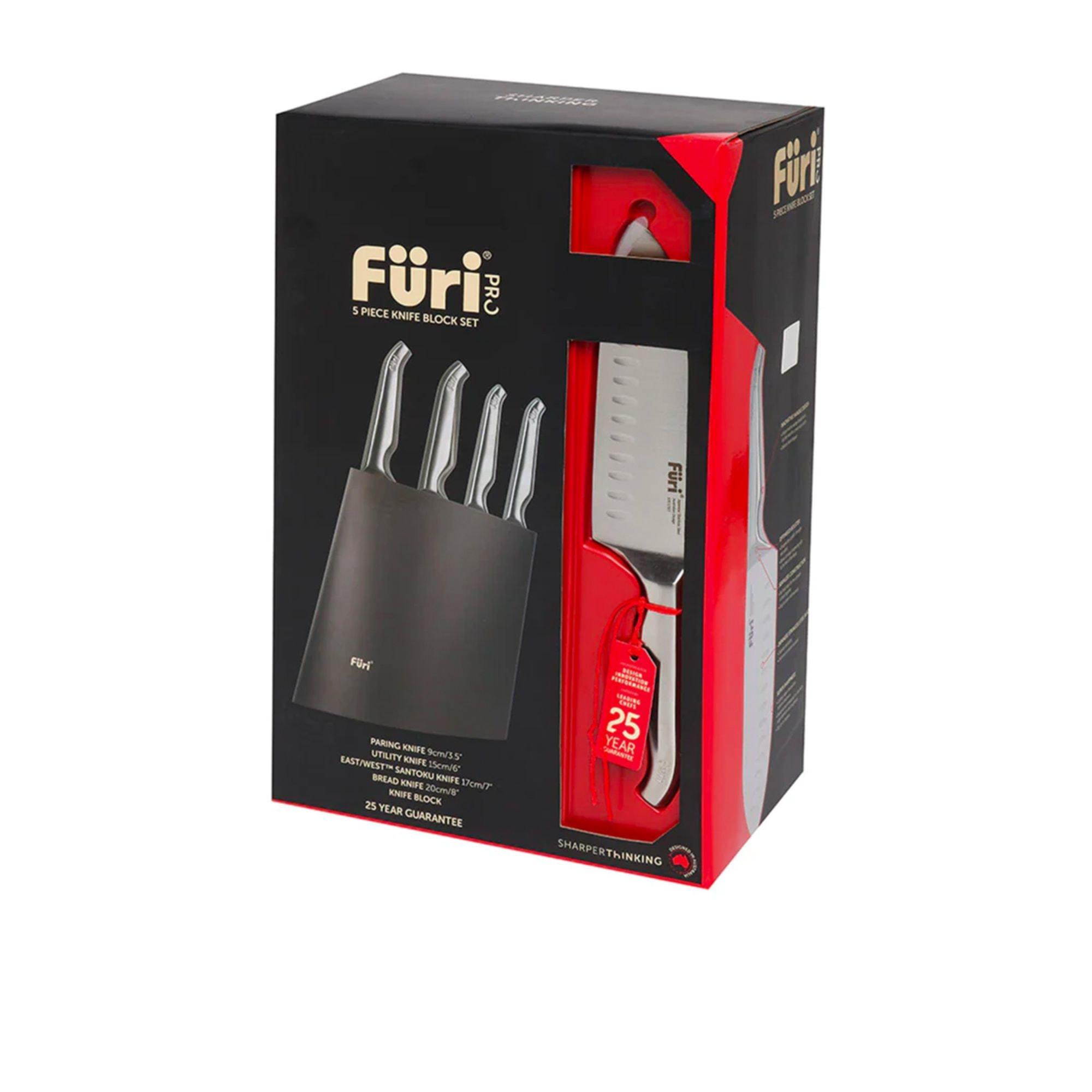 Furi Pro 5pc Angular Knife Block Set Image 6