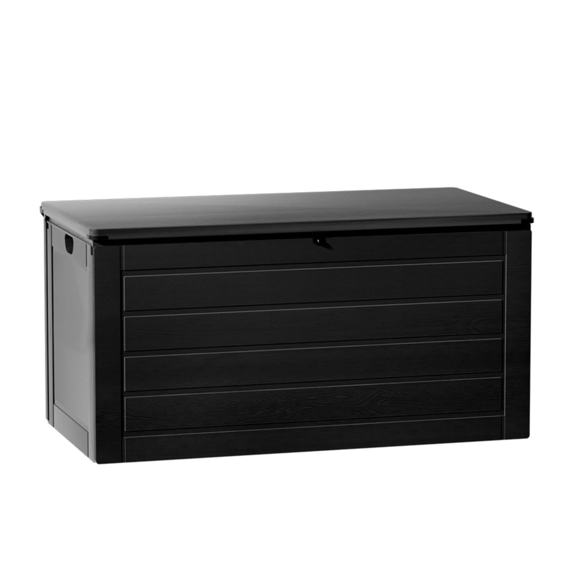 Gardeon Outdoor Storage Box 680L Black Image 4