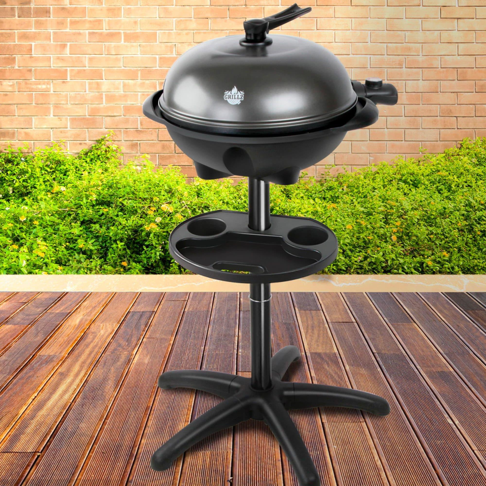 Grillz Portable Electric Barbecue Grill with Stand Image 2