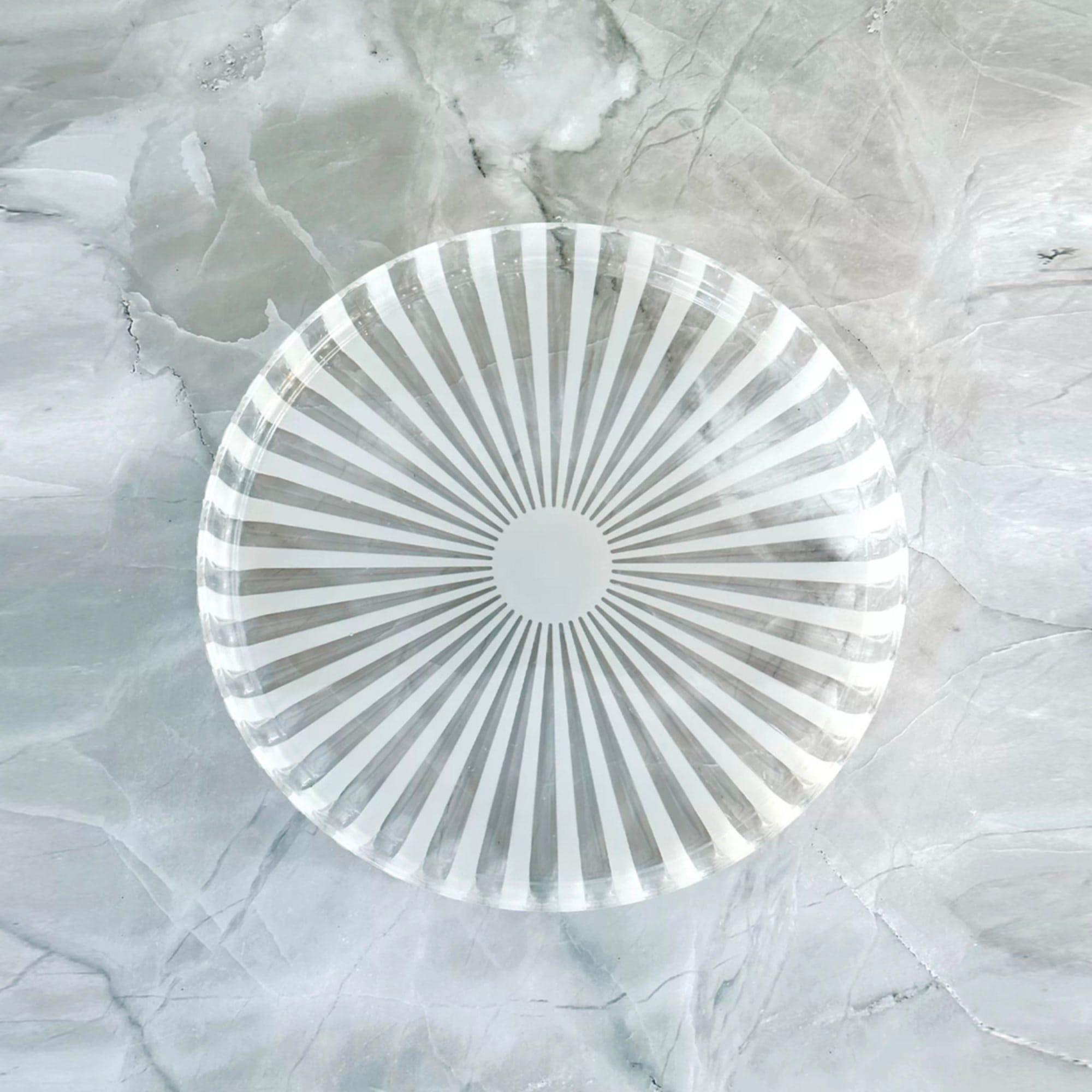 Guzzini Dolcevita Round Serving Tray 31cm Mother of Pearl Image 2