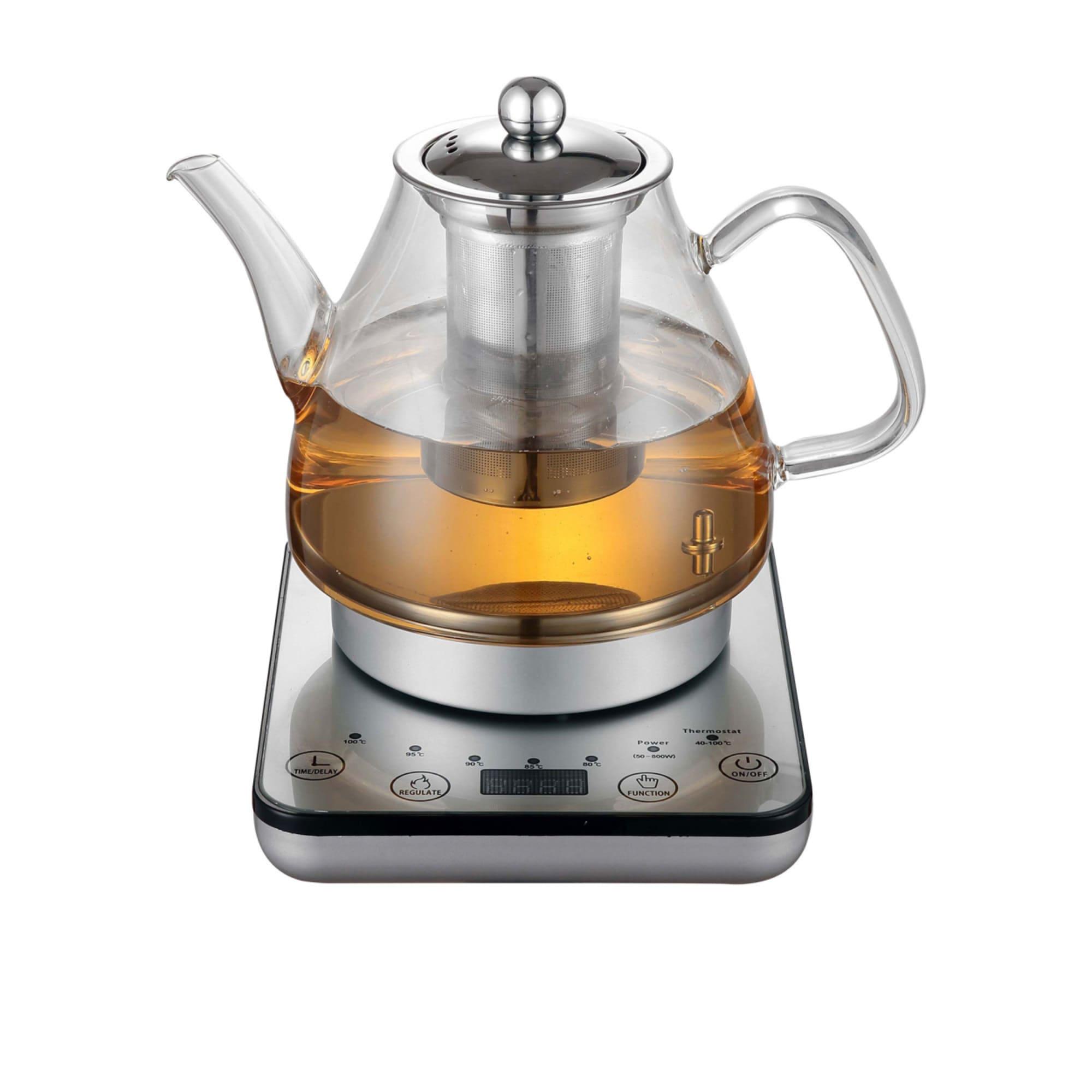 Healthy Choice Digital Glass Kettle with Tea Infuser 1.2L 6