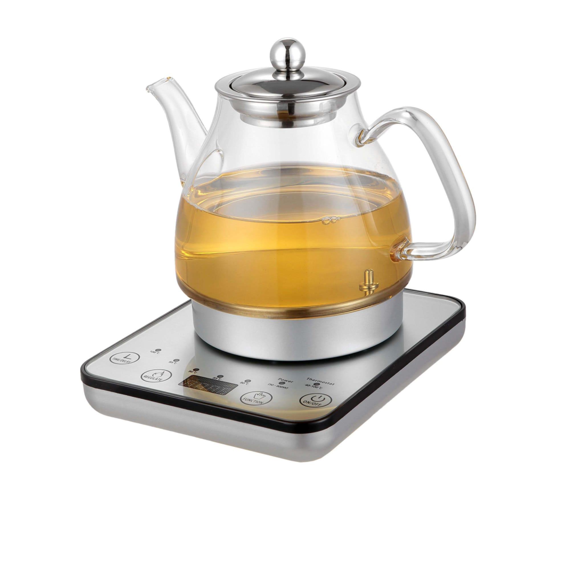 Healthy Choice Digital Glass Kettle with Tea Infuser 1.2L 8