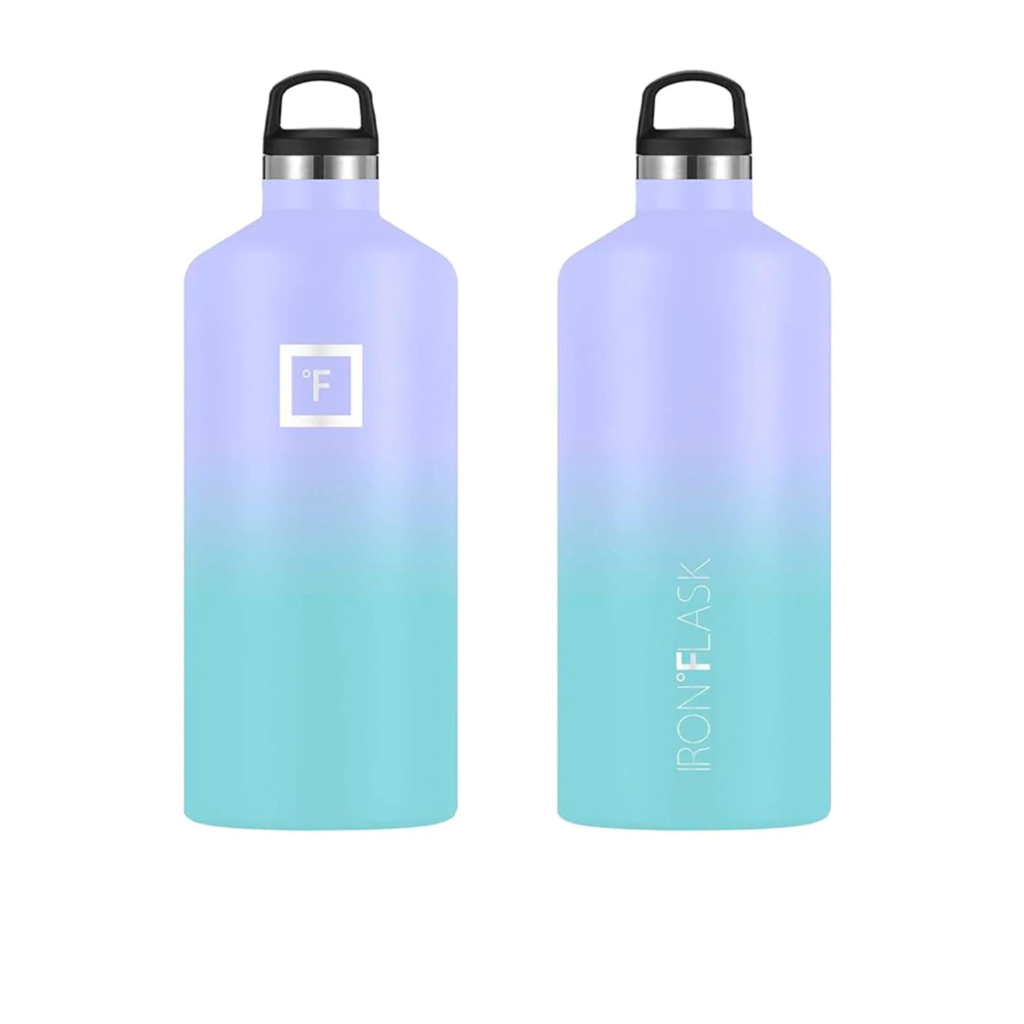 Iron Flask Narrow Mouth Bottle with Spout Lid 1.9L Cotton Candy Image 4