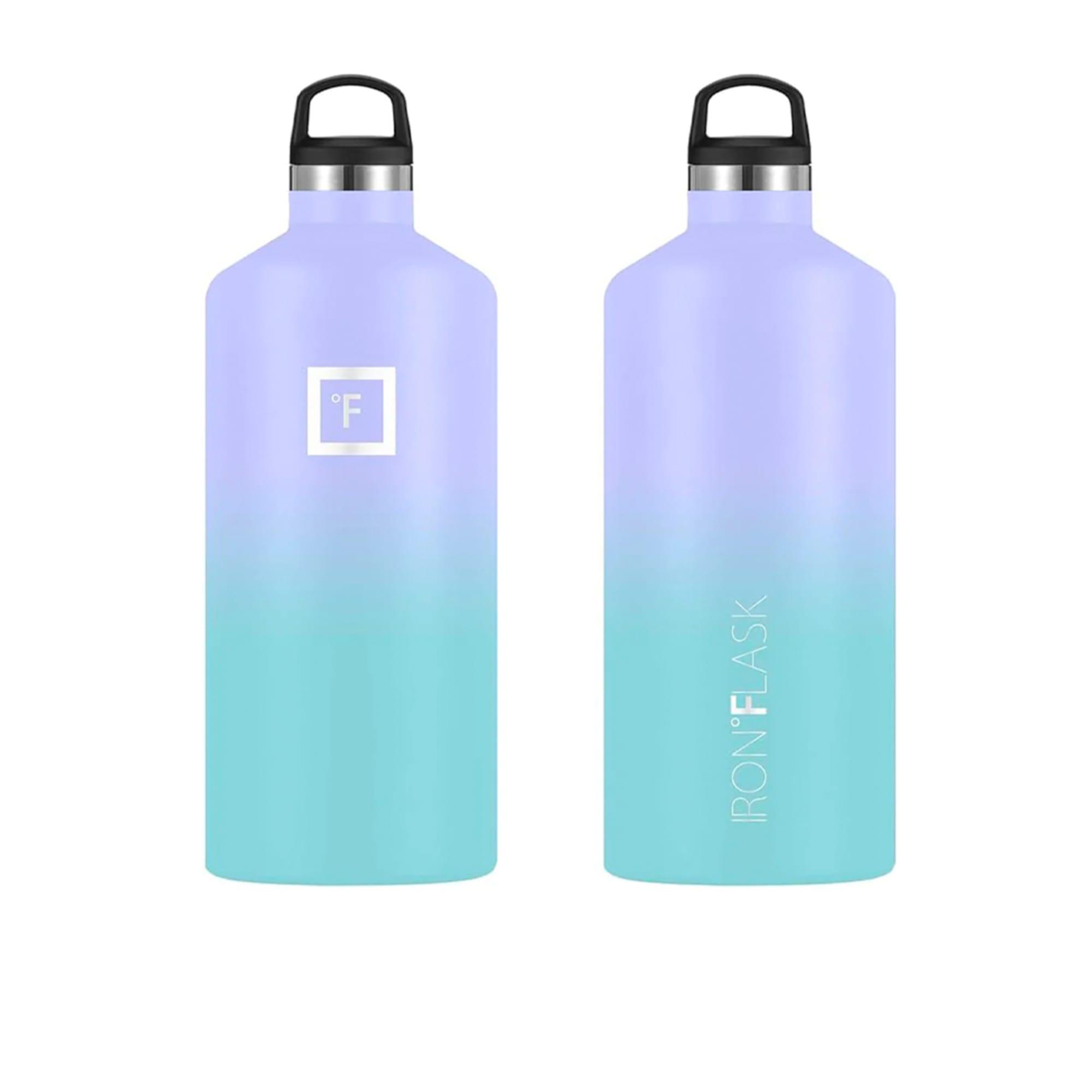 Iron Flask Narrow Mouth Bottle with Straw Lid 1.9L Cotton Candy Image 4