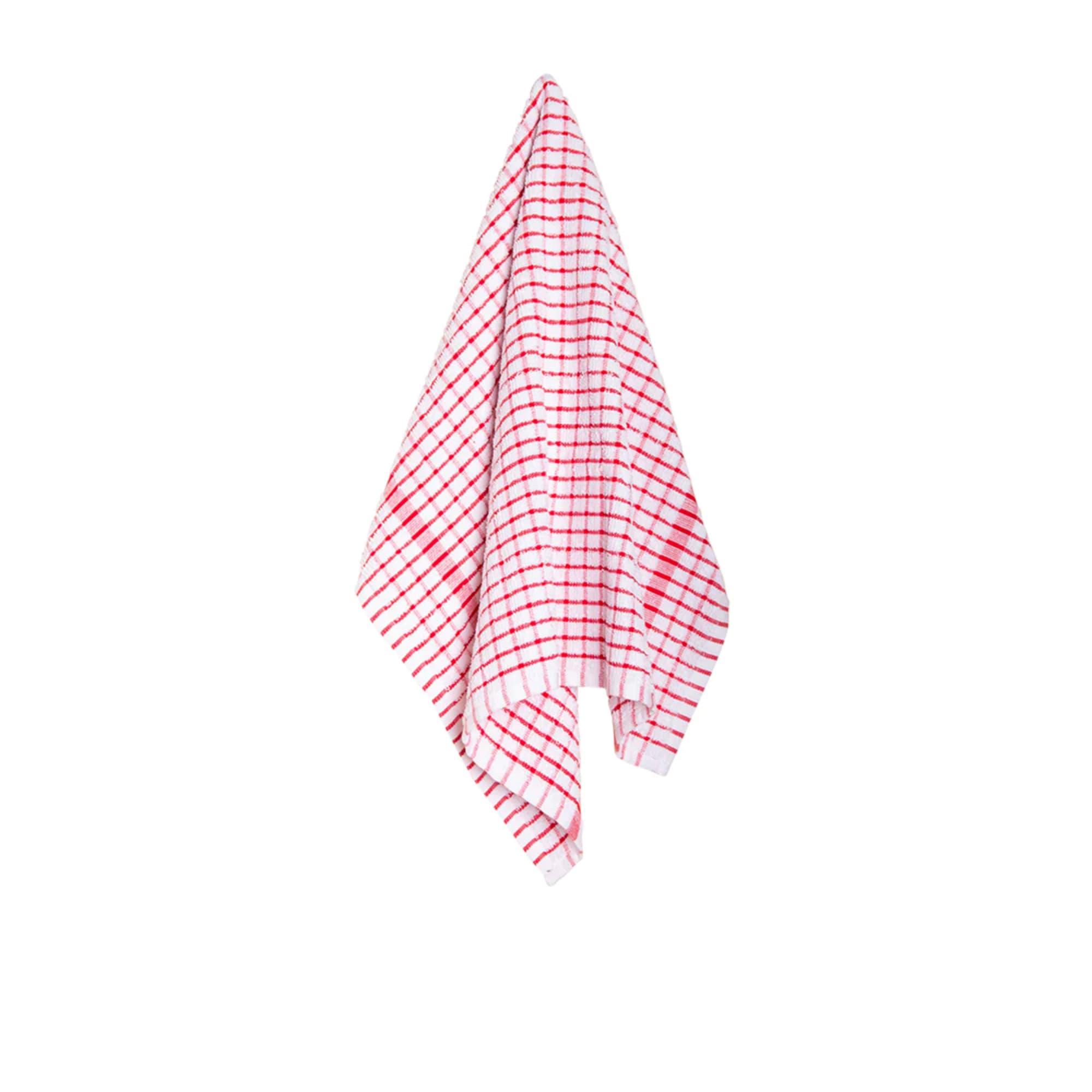 J.Elliot Home Elly Tea Towel Set of 2 Red Image 4
